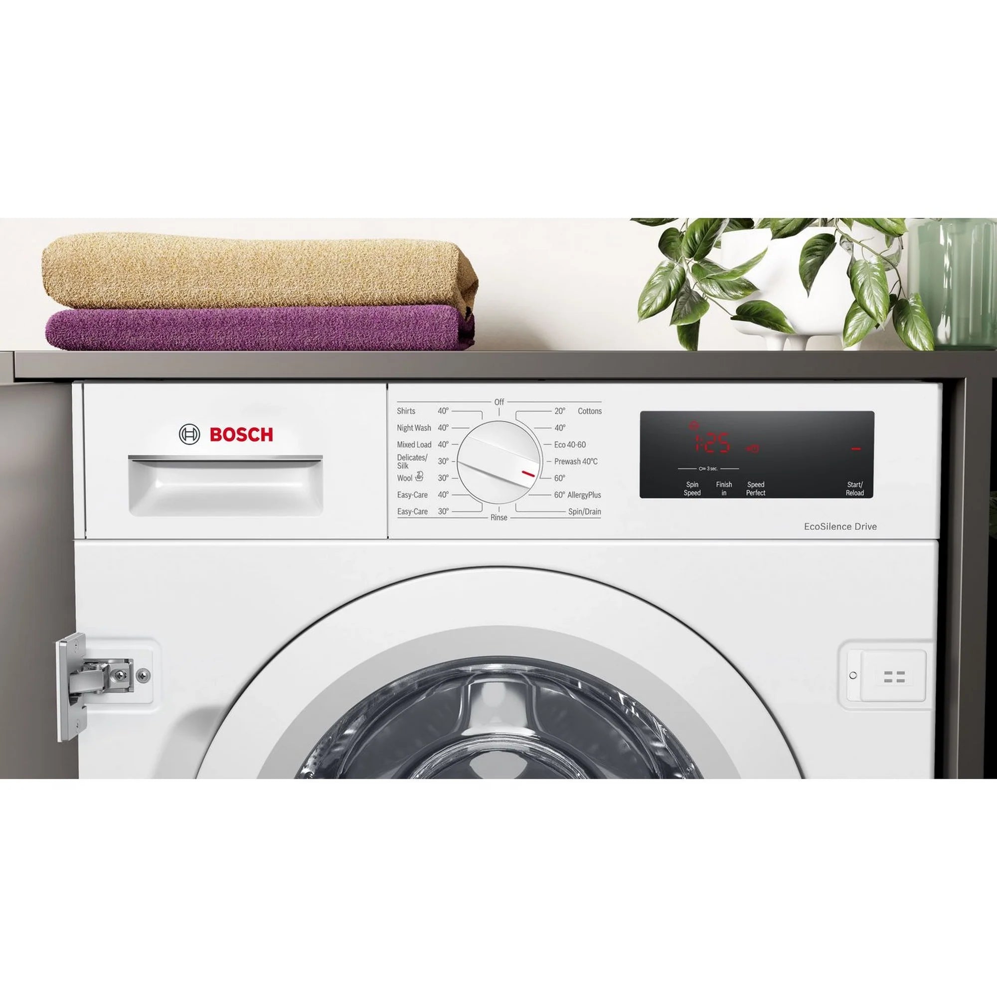 Bosch WIW28302GB 8kg 1400 Spin Integrated Washing Machine - White