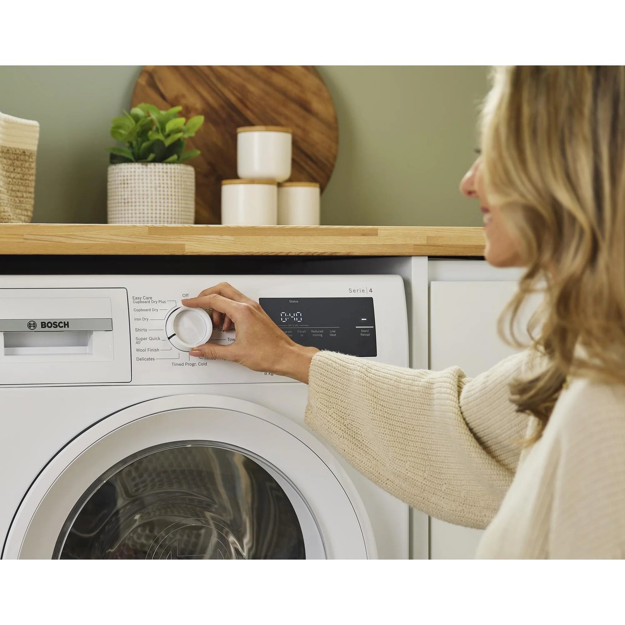 Bosch WTH85225GB 8kg Heat Pump Tumble Dryer - White