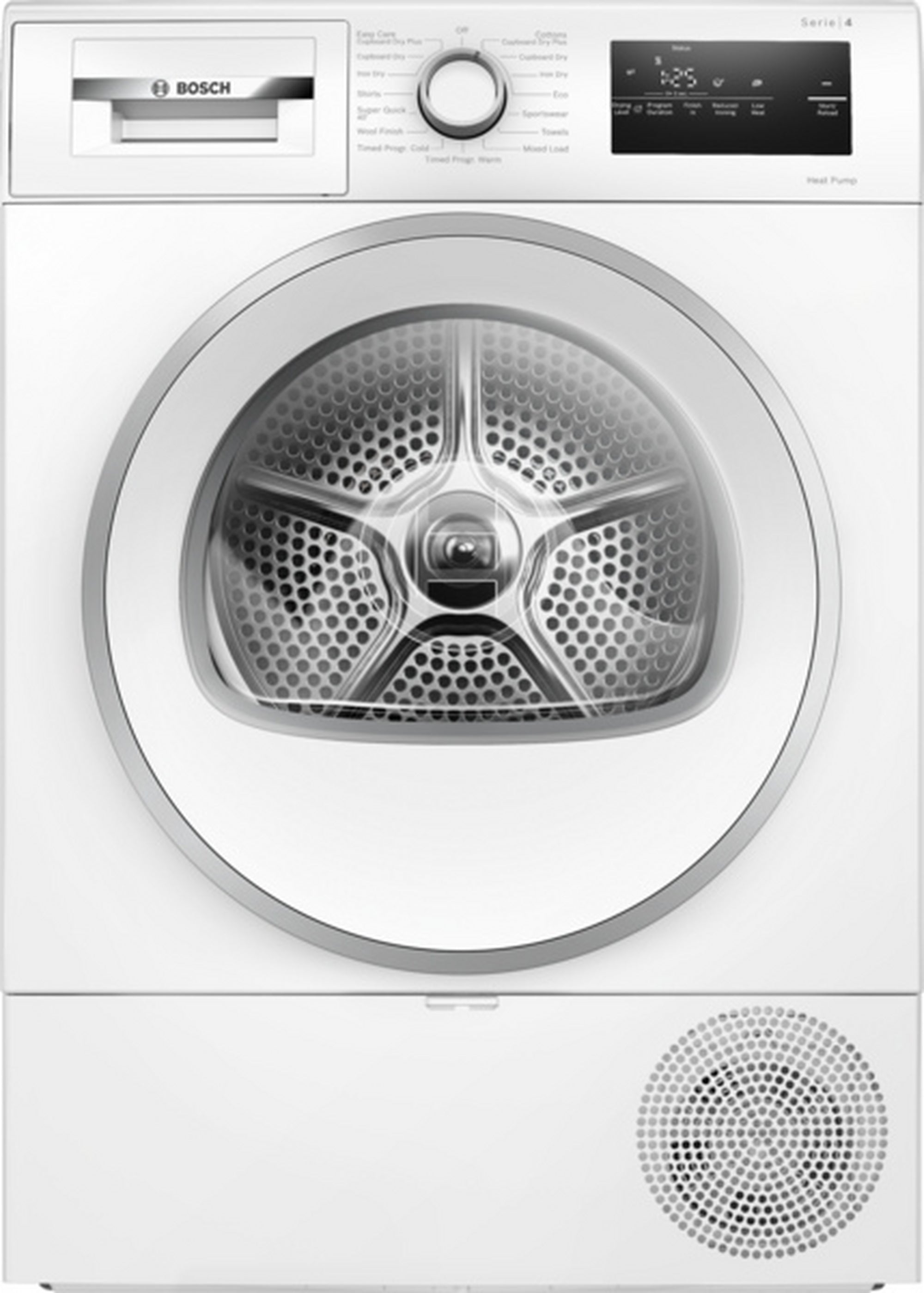Bosch Series 4 WTH85226G 8kg Heat Pump Tumble Dryer - White