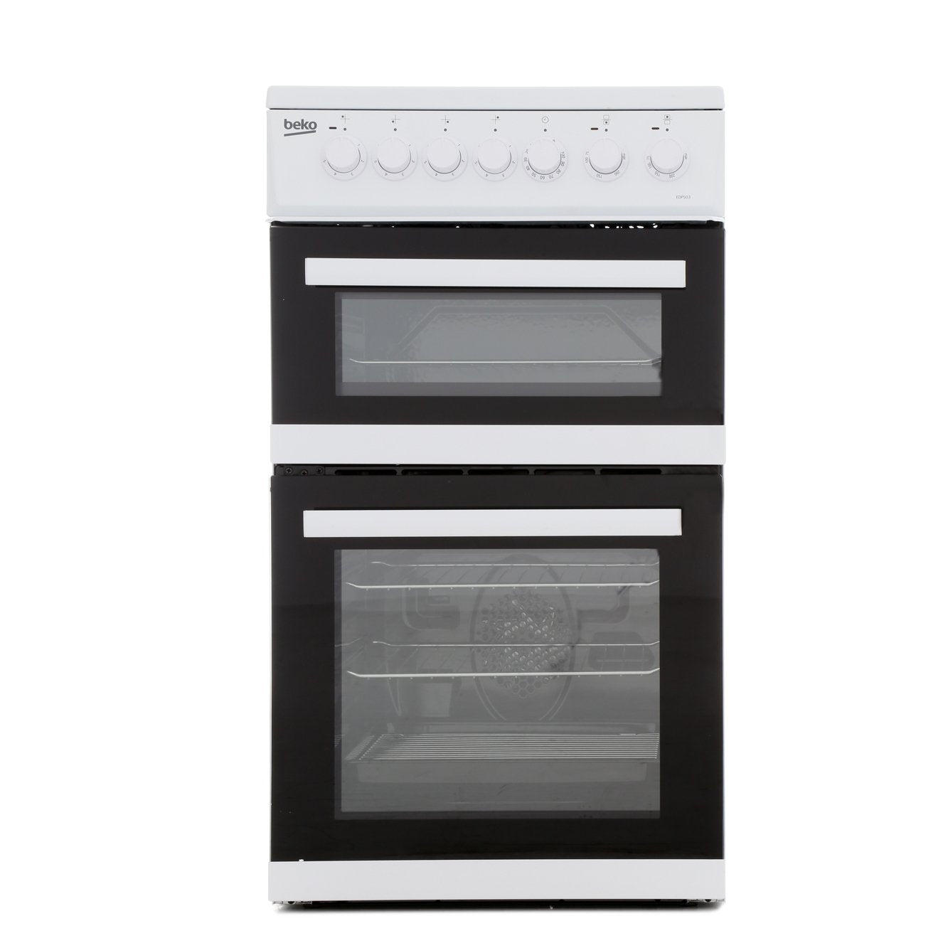 Beko EDP503W 50cm Electric Double Oven with Grill Cooker - White