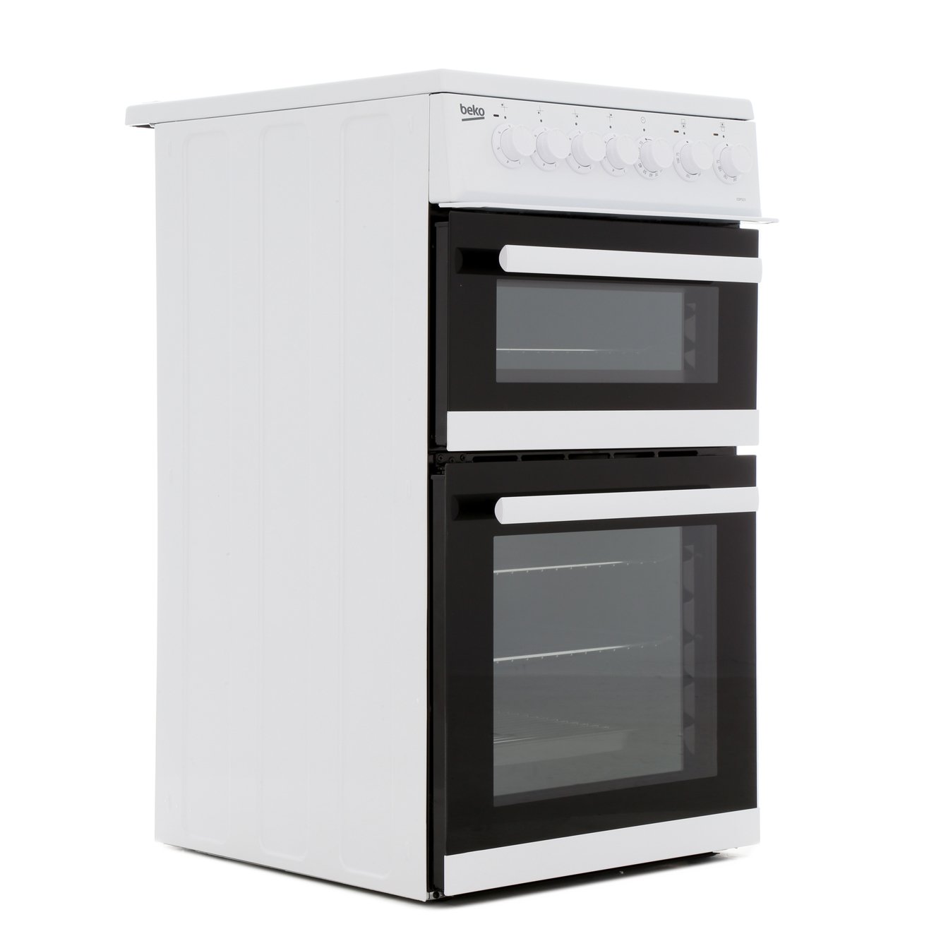 Beko EDP503W 50cm Electric Double Oven with Grill Cooker - White