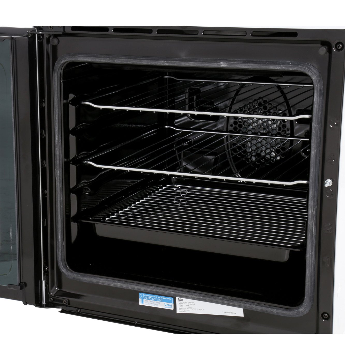 Beko EDP503W 50cm Electric Double Oven with Grill Cooker - White