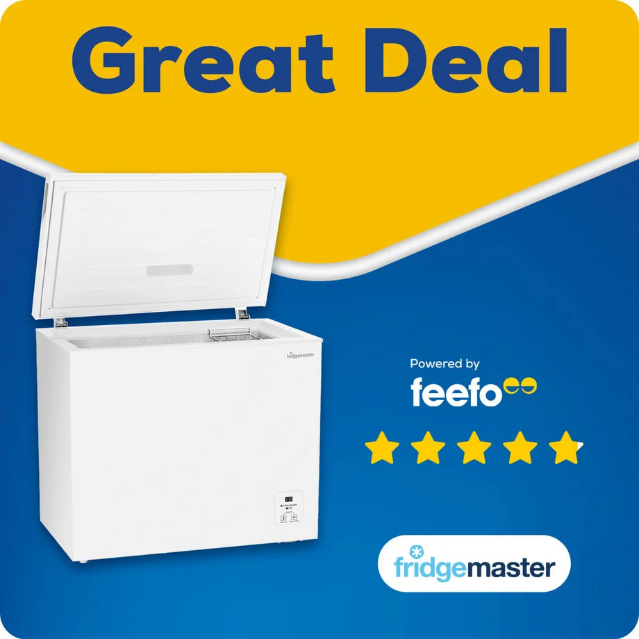 Fridgemaster MCF198E - 191 Litres Chest Freezer - White