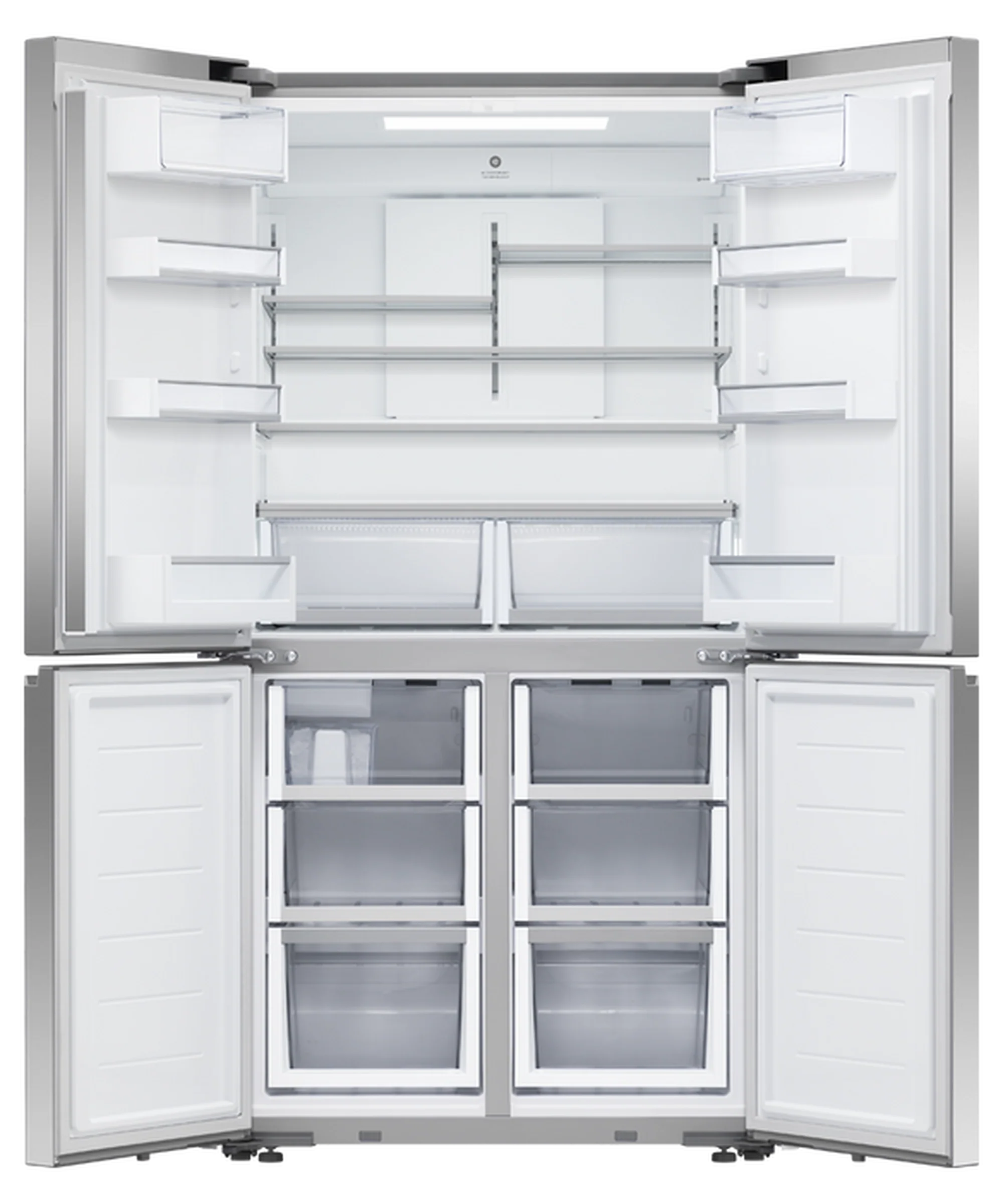Fisher & Paykel RF605QNUVX1 90.5cm Quad Door Frost Free Fridge Freezer - Stainless Steel