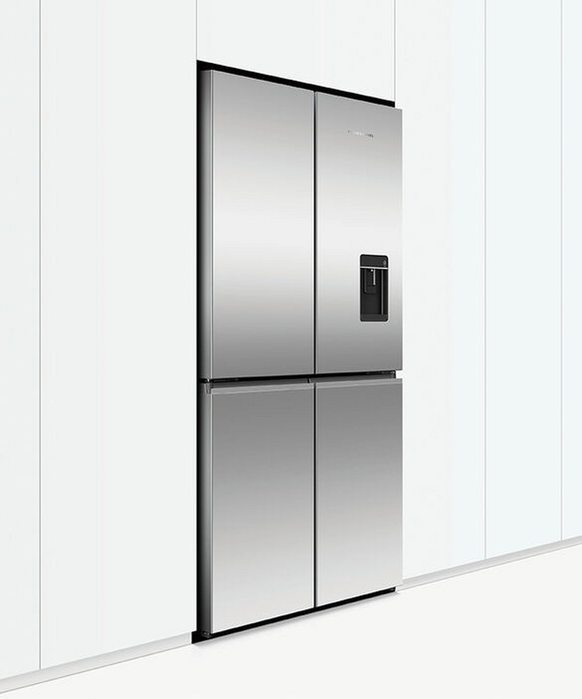 Fisher & Paykel RF605QNUVX1 90.5cm Quad Door Frost Free Fridge Freezer - Stainless Steel