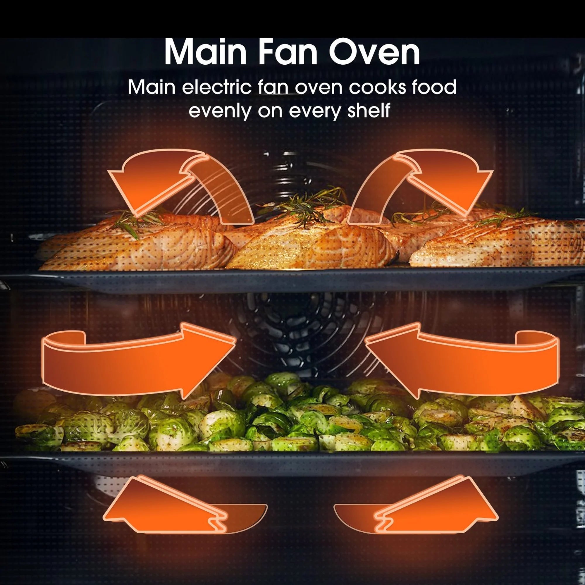 Hisense BI62212AXUK 59.5cm Built In Electric Single Oven - Stainless Steel