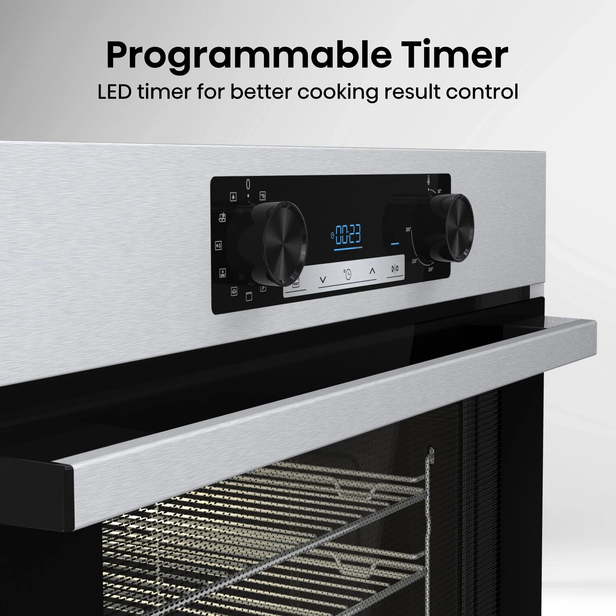 Hisense BI62212AXUK 59.5cm Built In Electric Single Oven - Stainless Steel