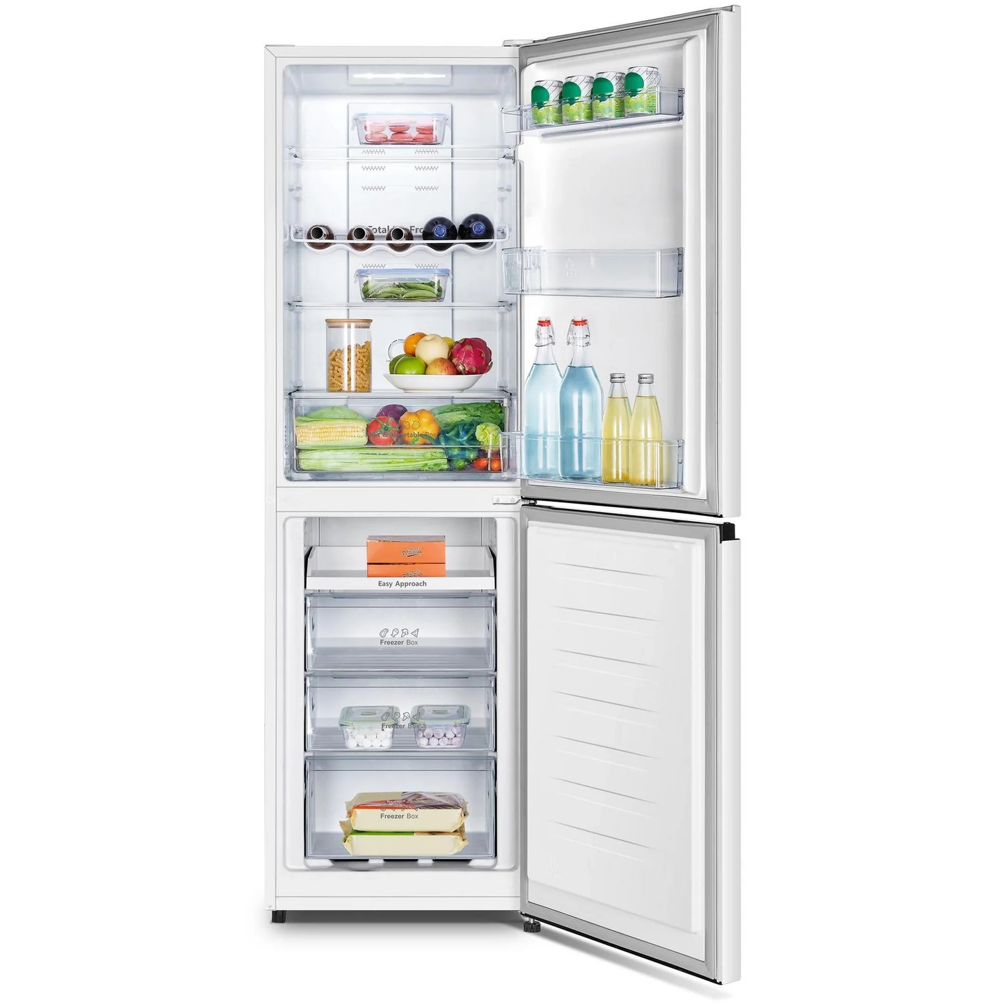Hisense RB327N4BWE 55cm 50/50 Frost Free Fridge Freezer - White
