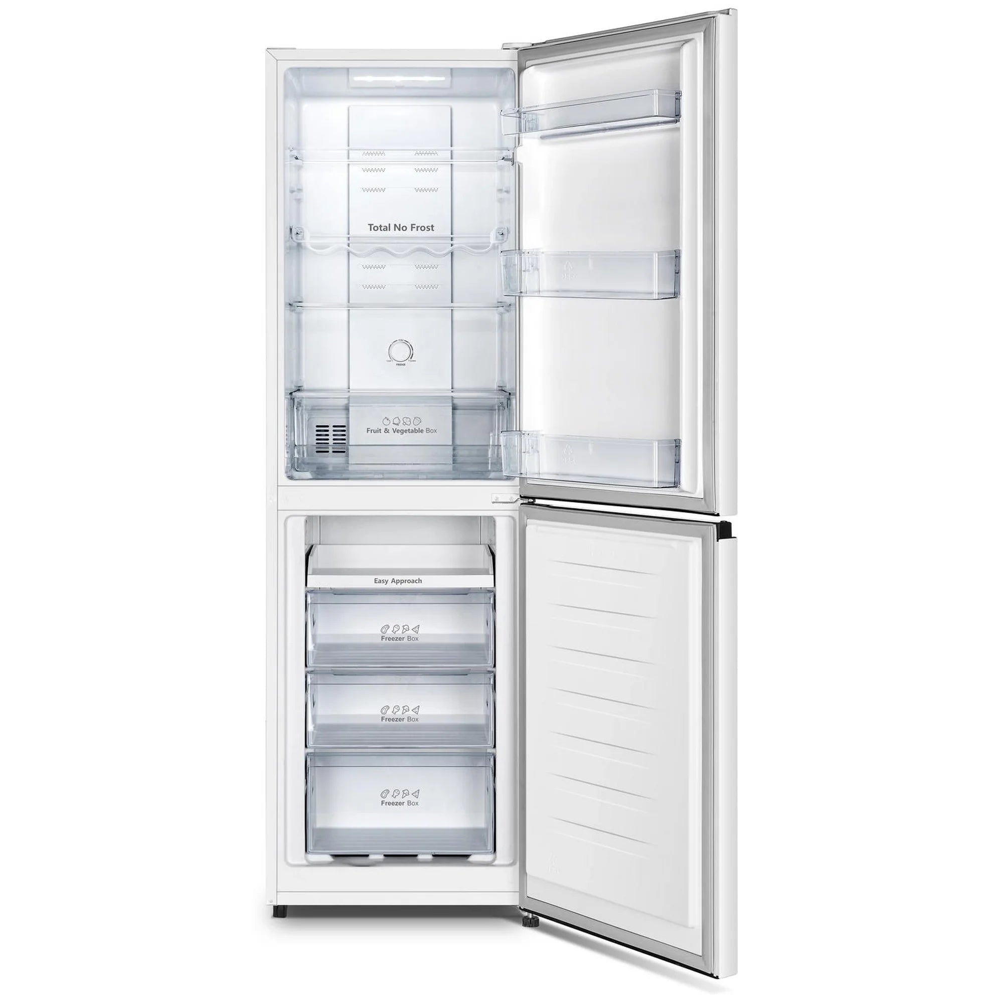 Hisense RB327N4BWE 55cm 50/50 Frost Free Fridge Freezer - White