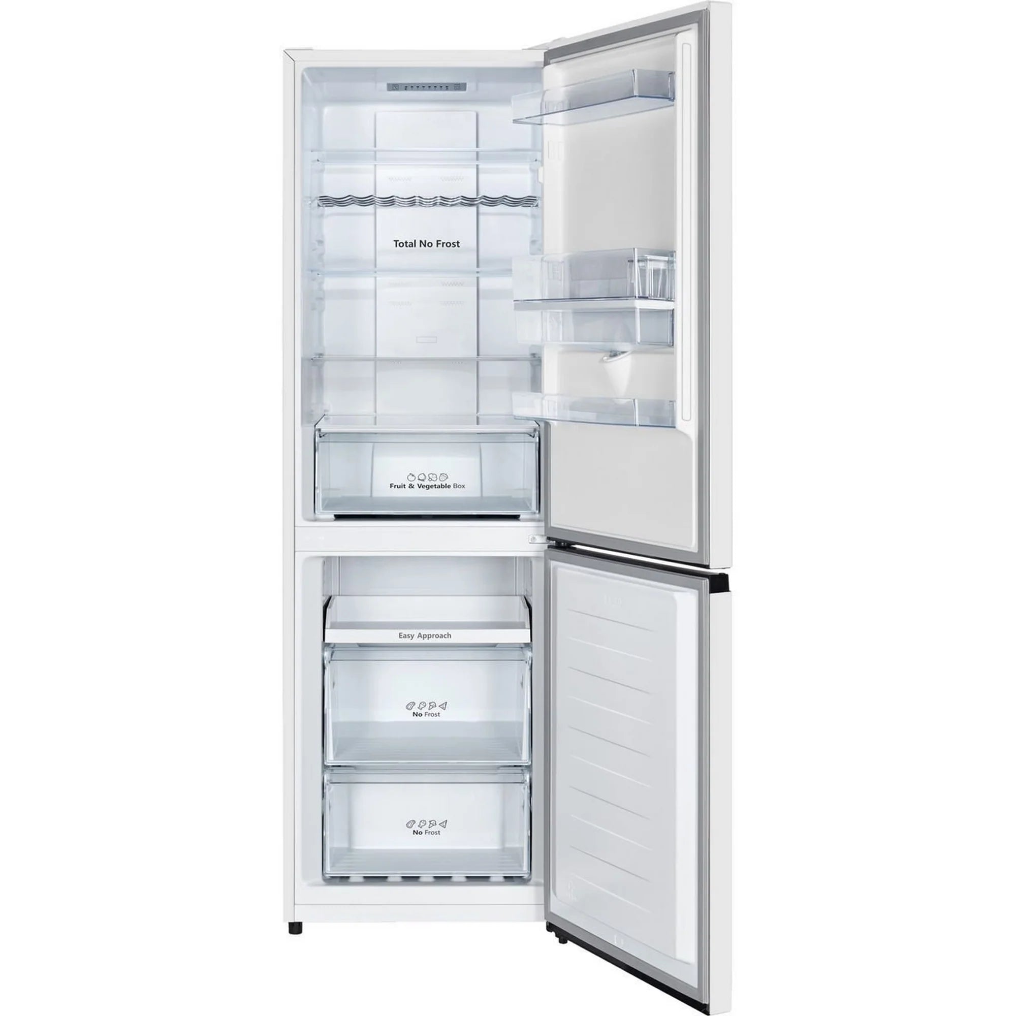 Hisense RB390N4WWE 59.5cm 70/30 Frost Free Fridge Freezer - White