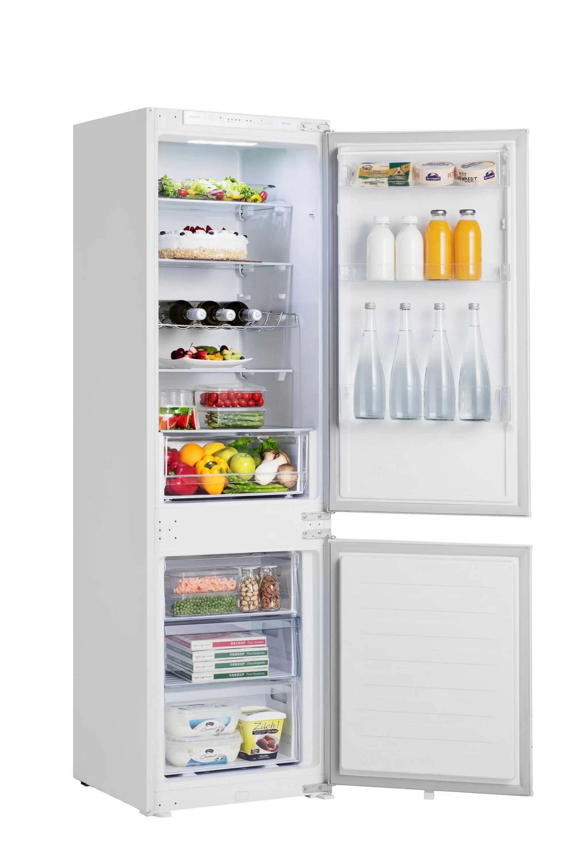 Hisense RIB312F4AWE 54cm 70/30 Integrated Frost Free Fridge Freezer