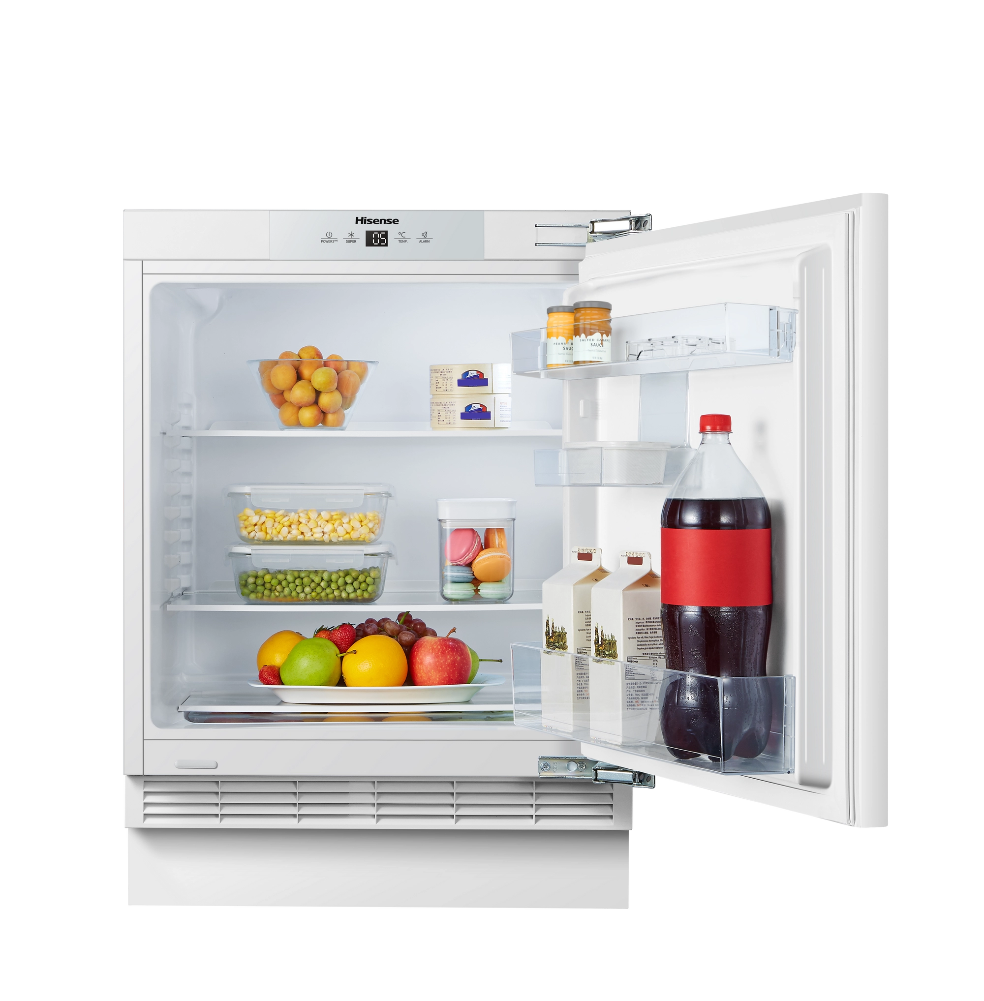 Hisense RUL178D4AWE 59.5cm Integrated Undercounter Larder Fridge - White