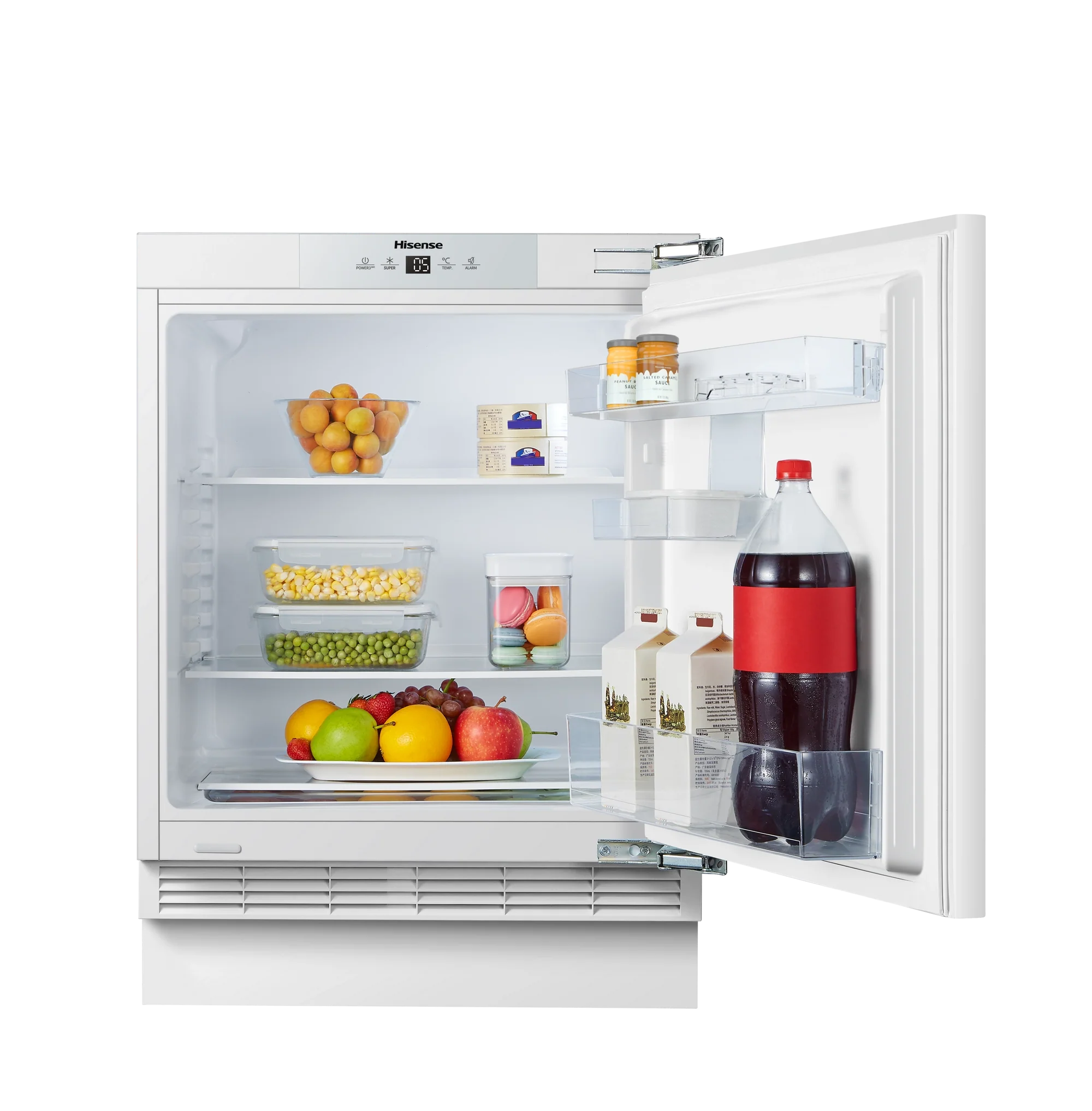 Hisense RUL178D4AWE 59.5cm Integrated Undercounter Larder Fridge - White