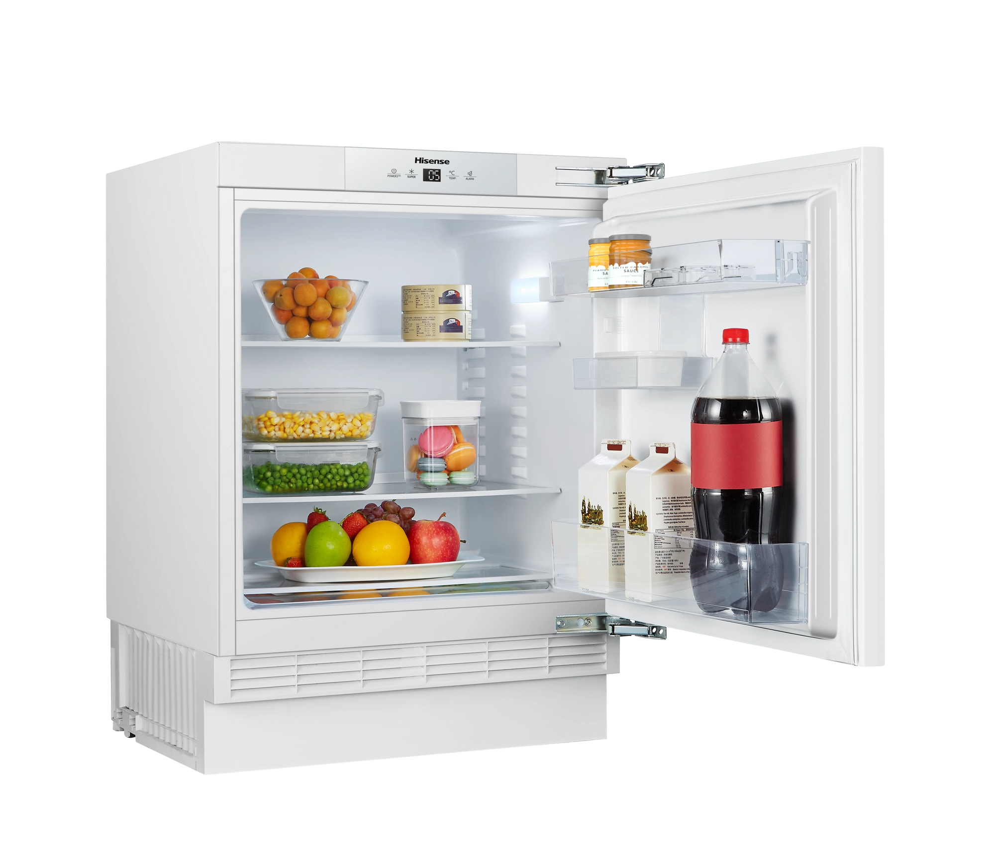 Hisense RUL178D4AWE 59.5cm Integrated Undercounter Larder Fridge - White