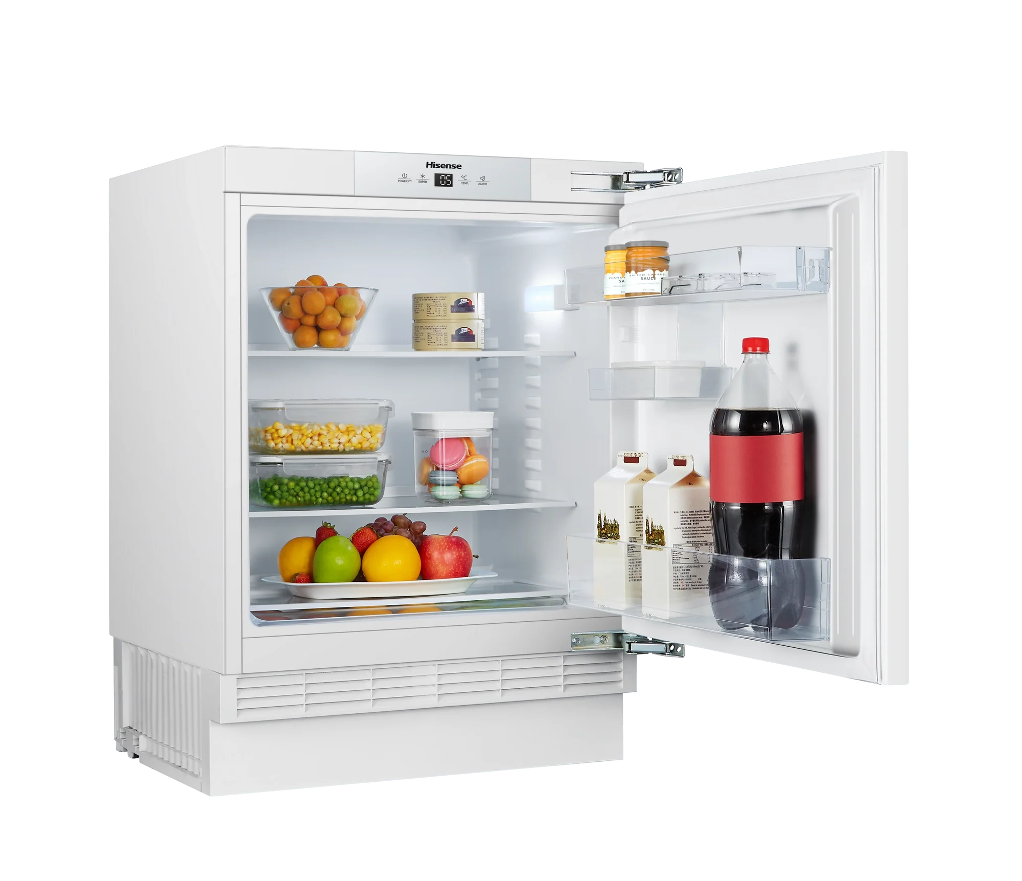 Hisense RUL178D4AWE 59.5cm Integrated Undercounter Larder Fridge - White