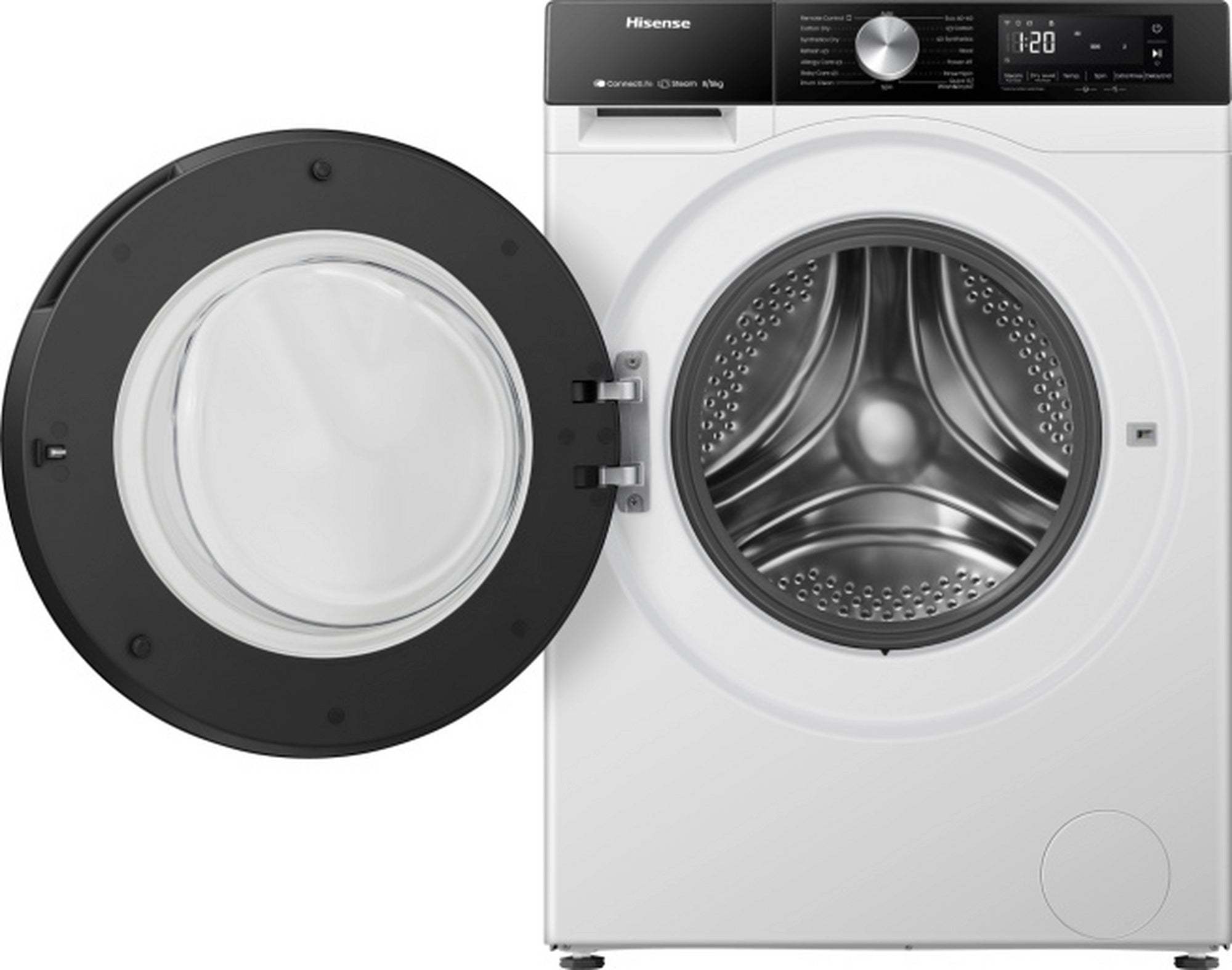 Hisense WD3S8043BW3 WiFi-enabled 8kg/5kg 1400 Spin Washer Dryer - White