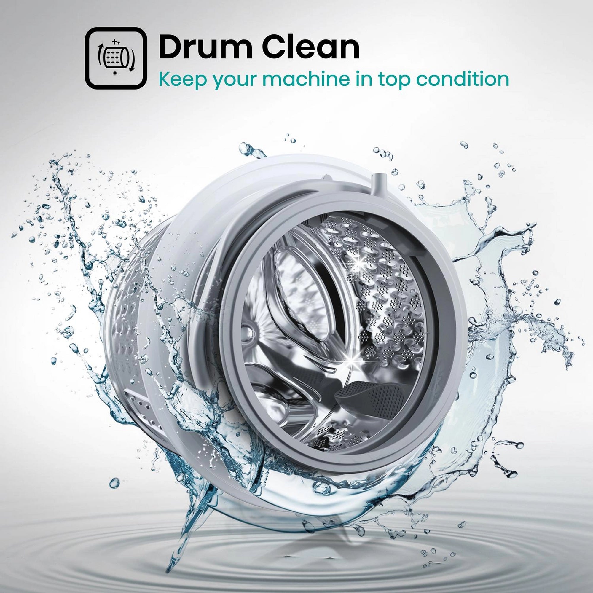 Hisense WFQA1014EVJM 10kg 1400 Spin Washing Machine - White