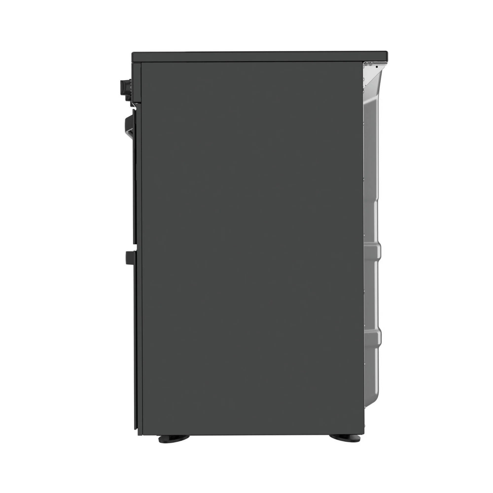 Hotpoint HDEU67V9C2B/UK 60cm Double Oven Electric Cooker with Ceramic Hob - Black