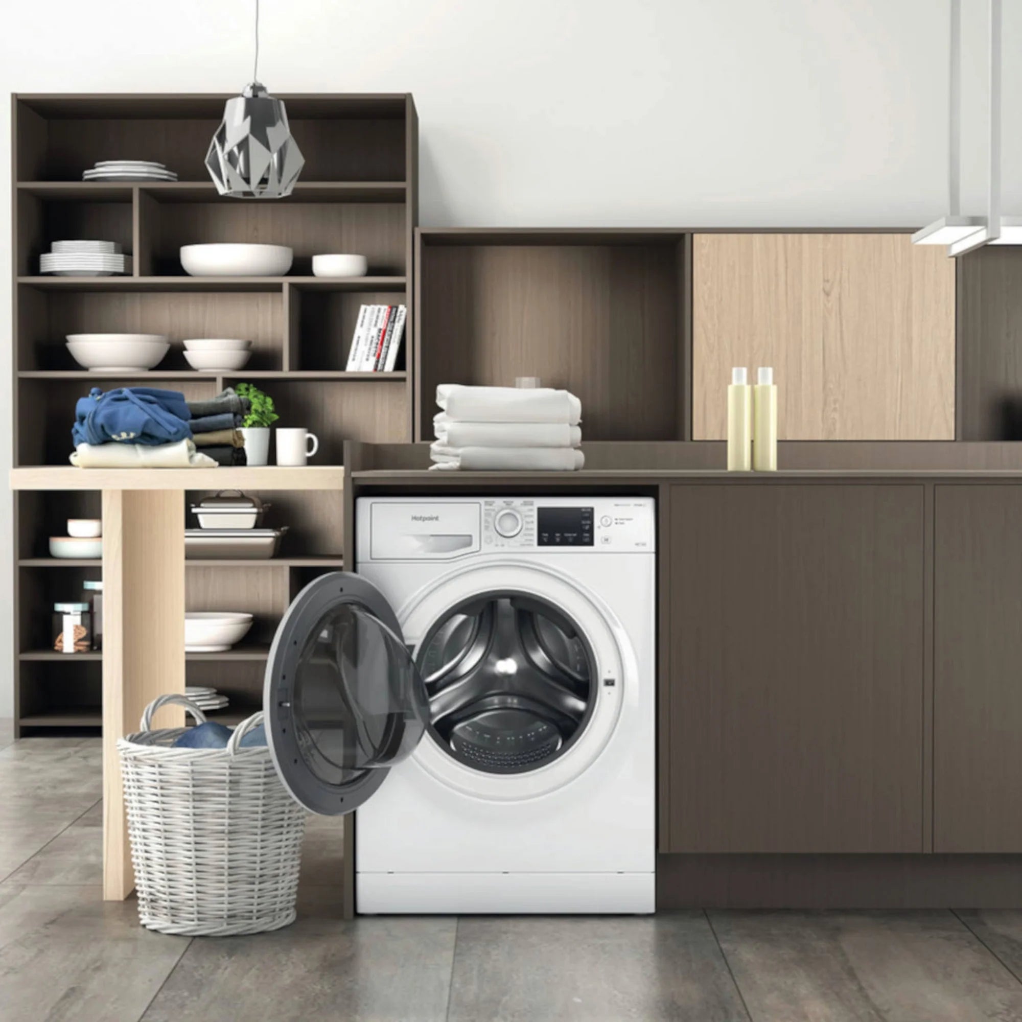 Hotpoint NDBE9635WUK 9kg/6kg 1400 Spin Washer Dryer - White