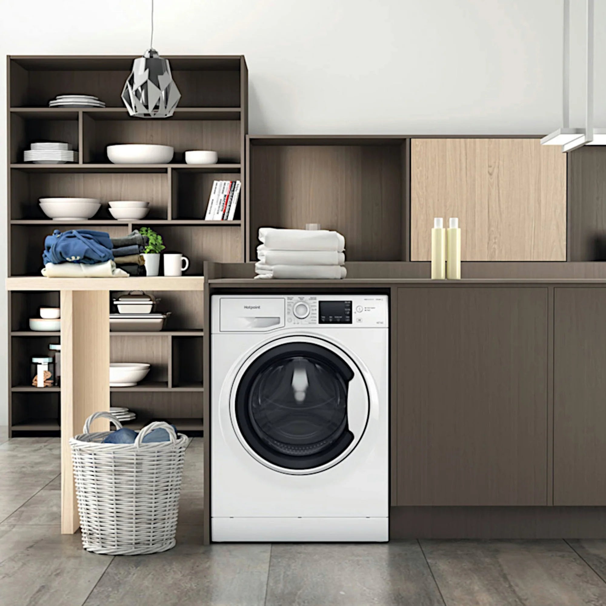 Hotpoint NDBE9635WUK 9kg/6kg 1400 Spin Washer Dryer - White