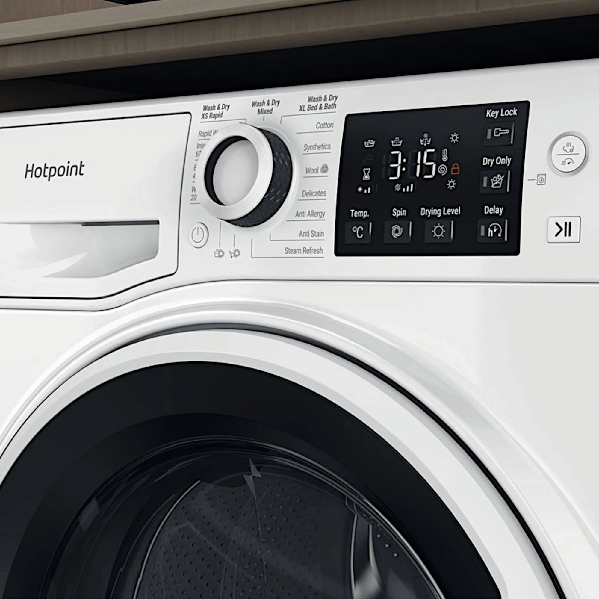 Hotpoint NDBE9635WUK 9kg/6kg 1400 Spin Washer Dryer - White