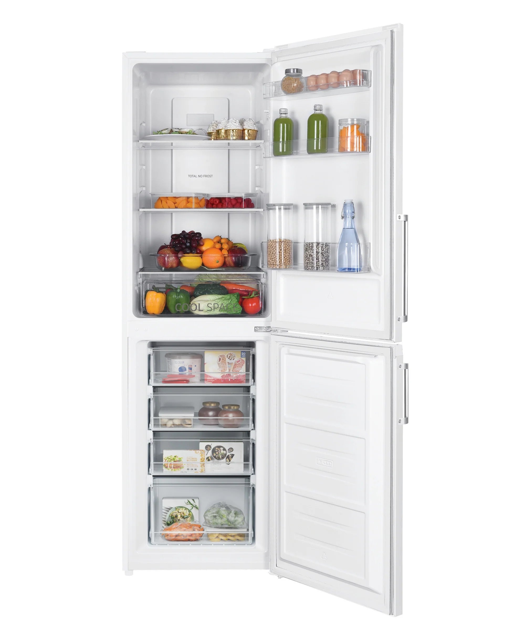 Hoover HOCH1T518EWHK 54cm 50/50 Frost Free Fridge Freezer - White