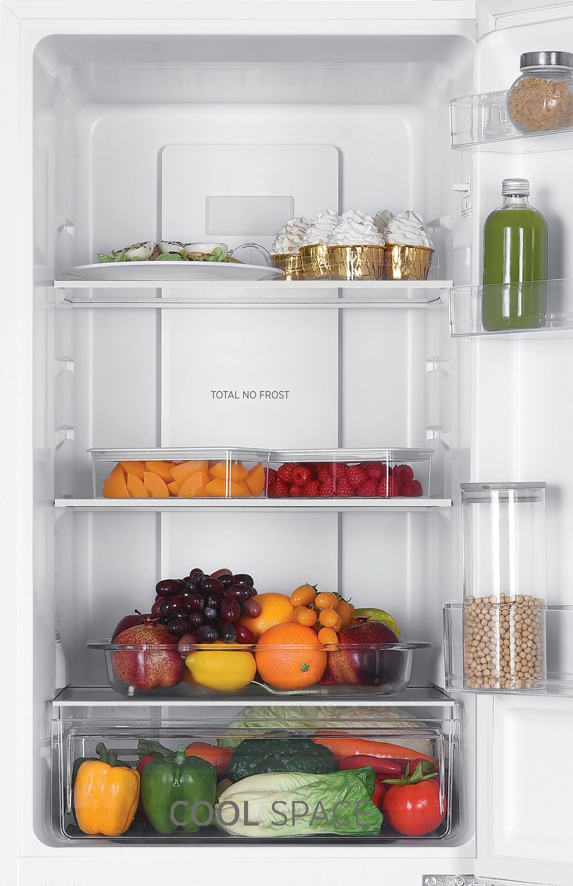 Hoover HOCH1T518EWHK 54cm 50/50 Frost Free Fridge Freezer - White