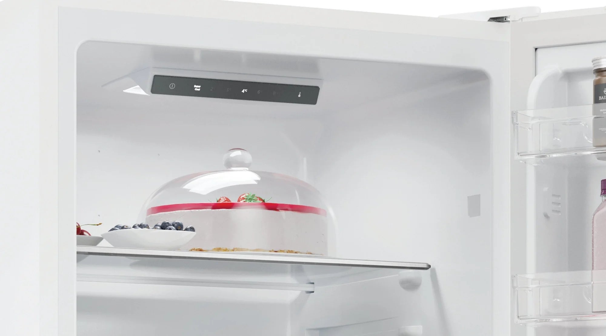 Hoover HVT3CLECKIHW 54.5cm 50/50 Low Frost Fridge Freezer - White