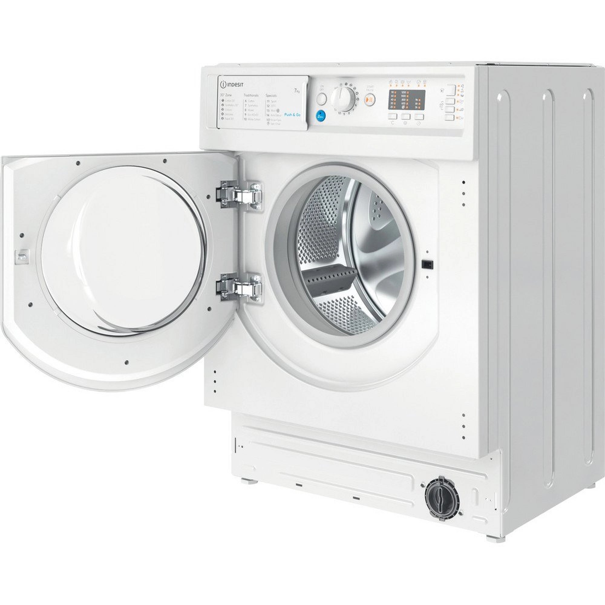 Indesit BIWMIL71252UKN 7kg 1200 Spin Integrated Washing Machine - White