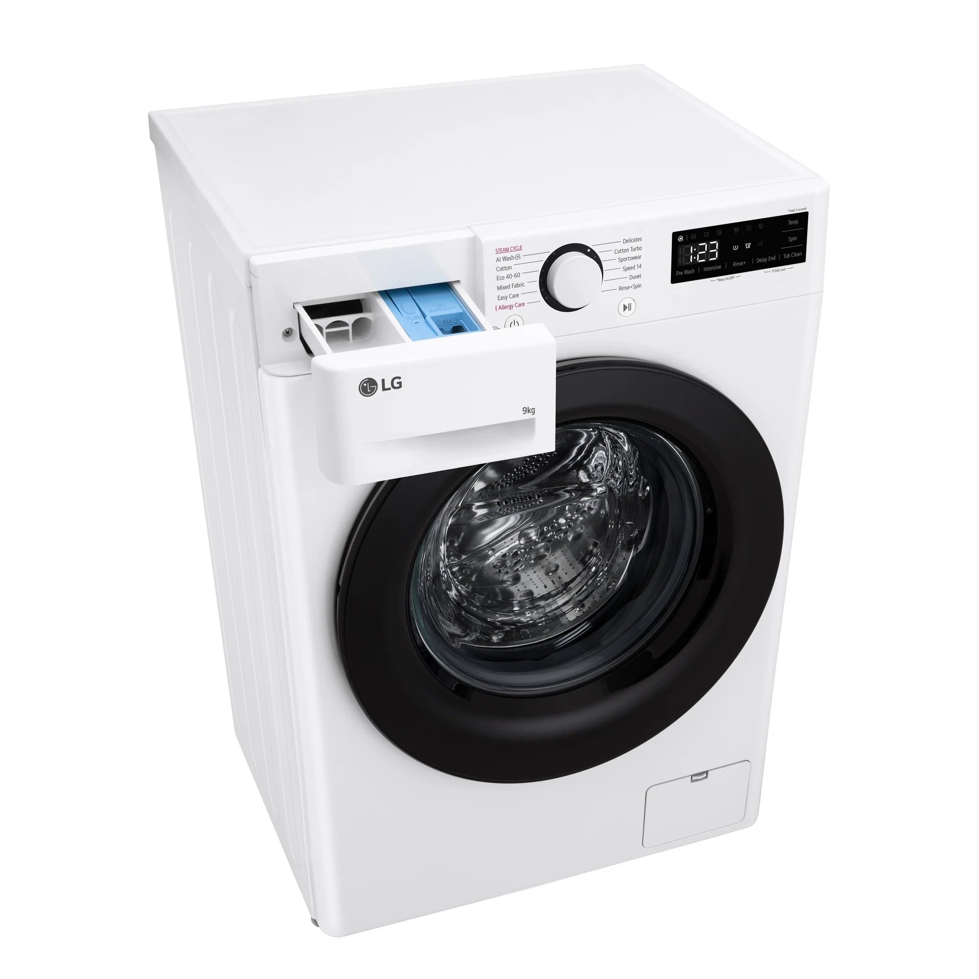 LG F2Y509WBLN1 9kg 1200 Spin Washing Machine - White