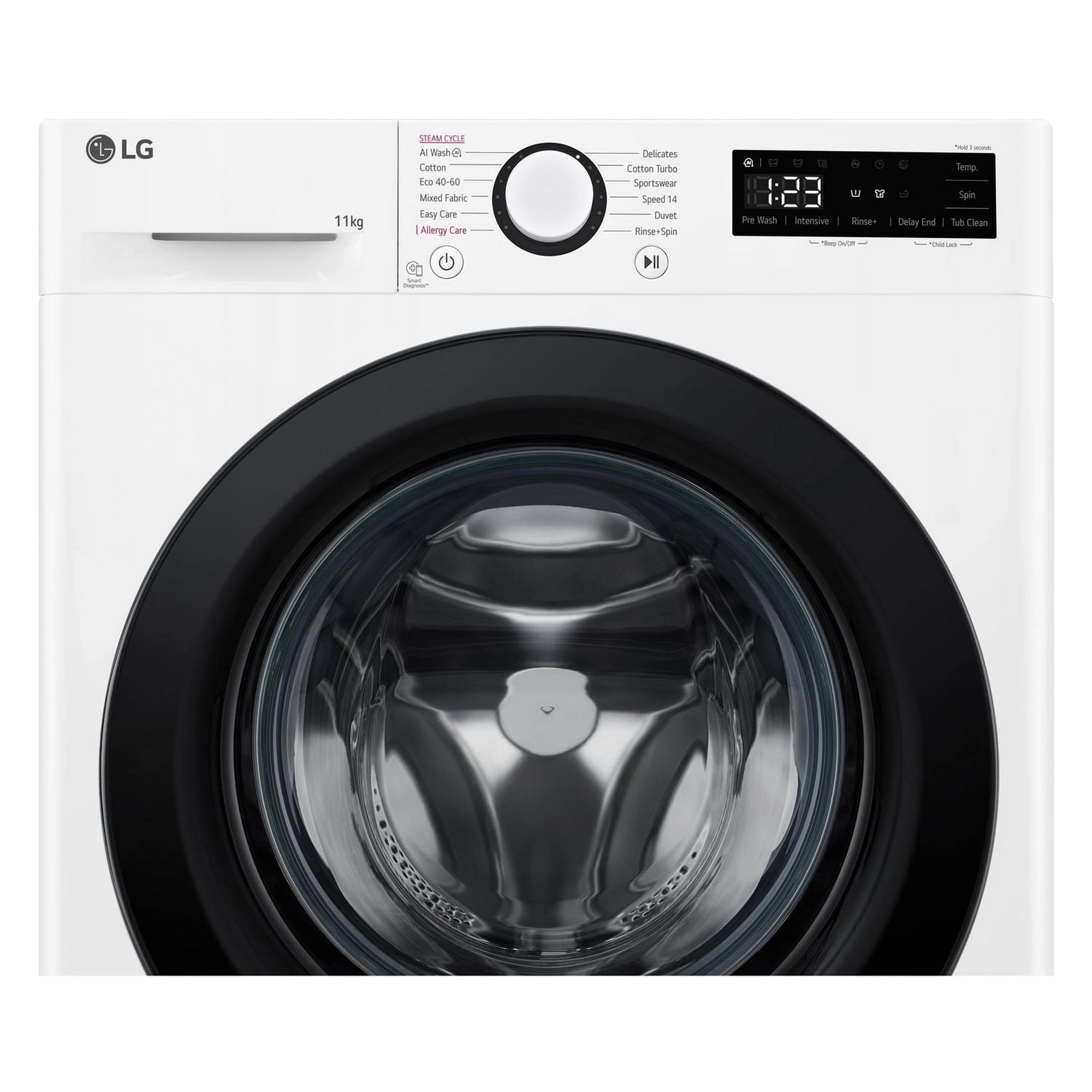 LG F4Y511WBLN1 11kg 1400 Spin Washing Machine - White