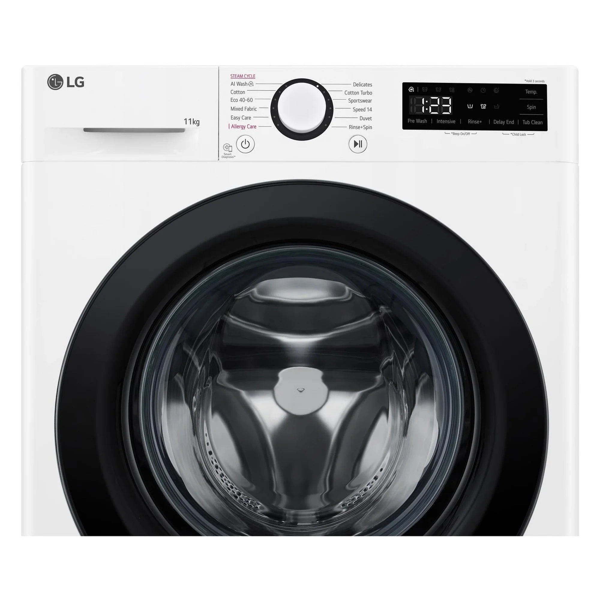 LG F4Y511WBLN1 11kg 1400 Spin Washing Machine - White