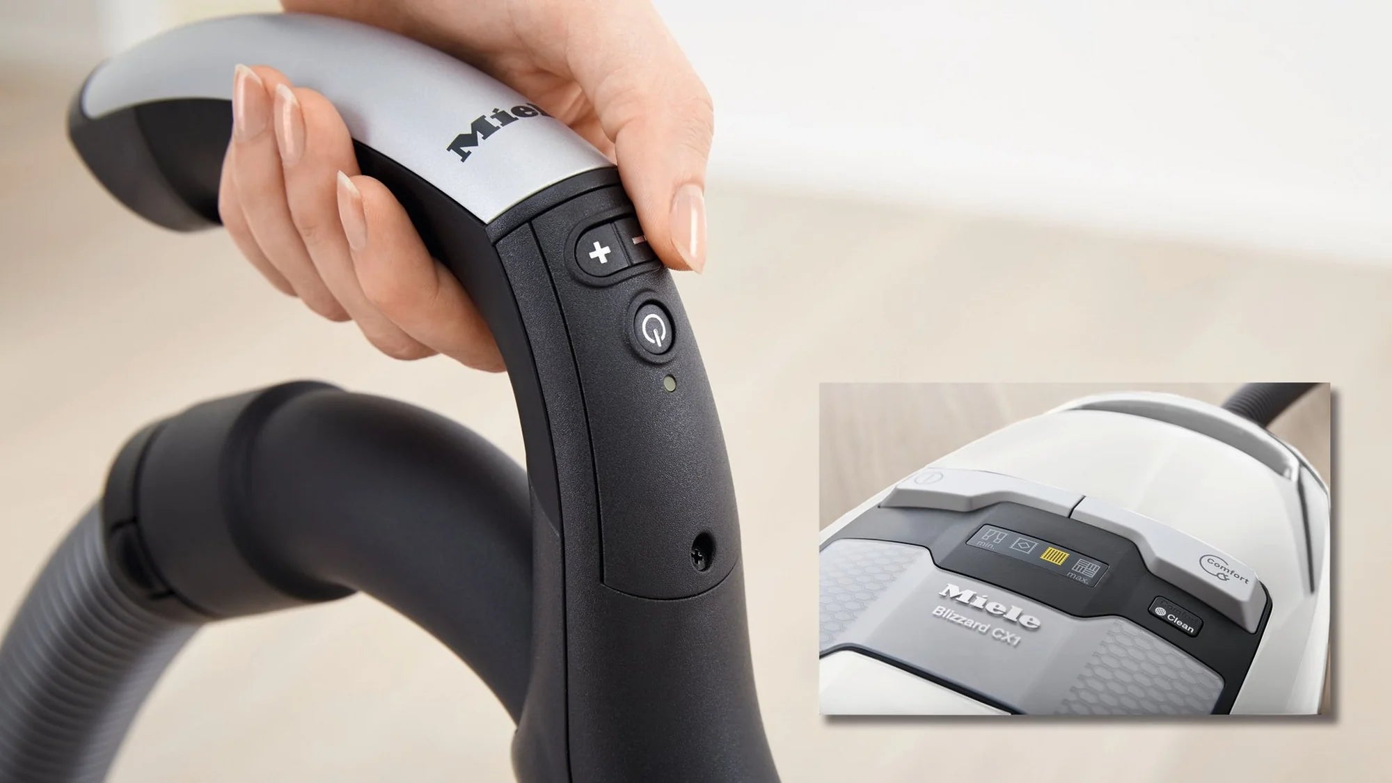 Miele CX1COMFORT Blizzard Comfort Cylinder Vacuum Cleaner - White