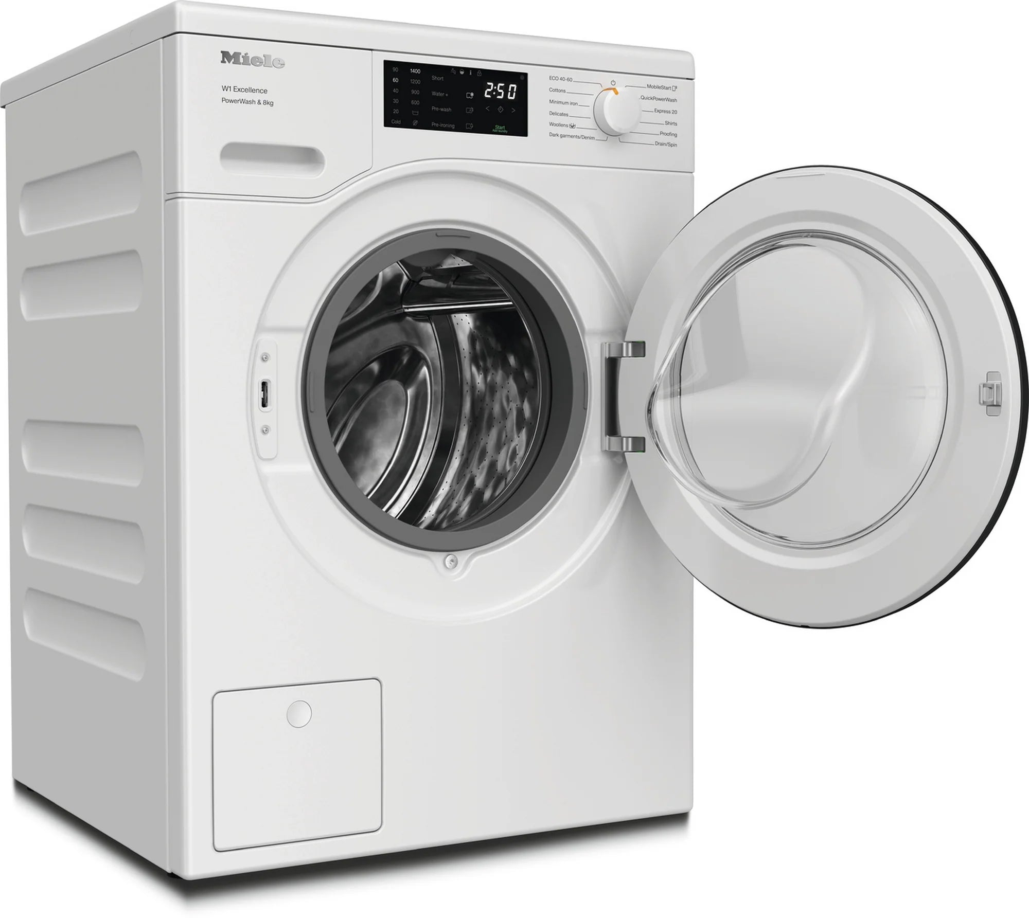 Miele WEB365 WCS 8kg 1400 Spin Washing Machine - Lotus White