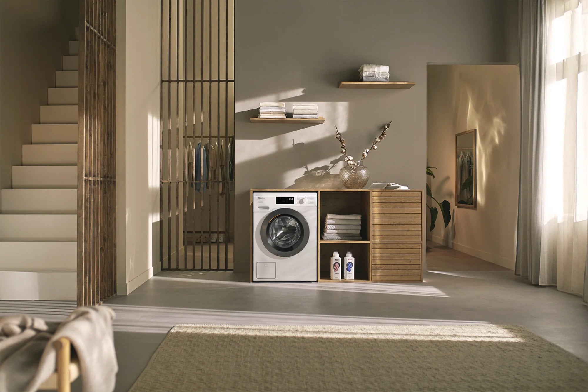 Miele WEB365 WCS 8kg 1400 Spin Washing Machine - Lotus White