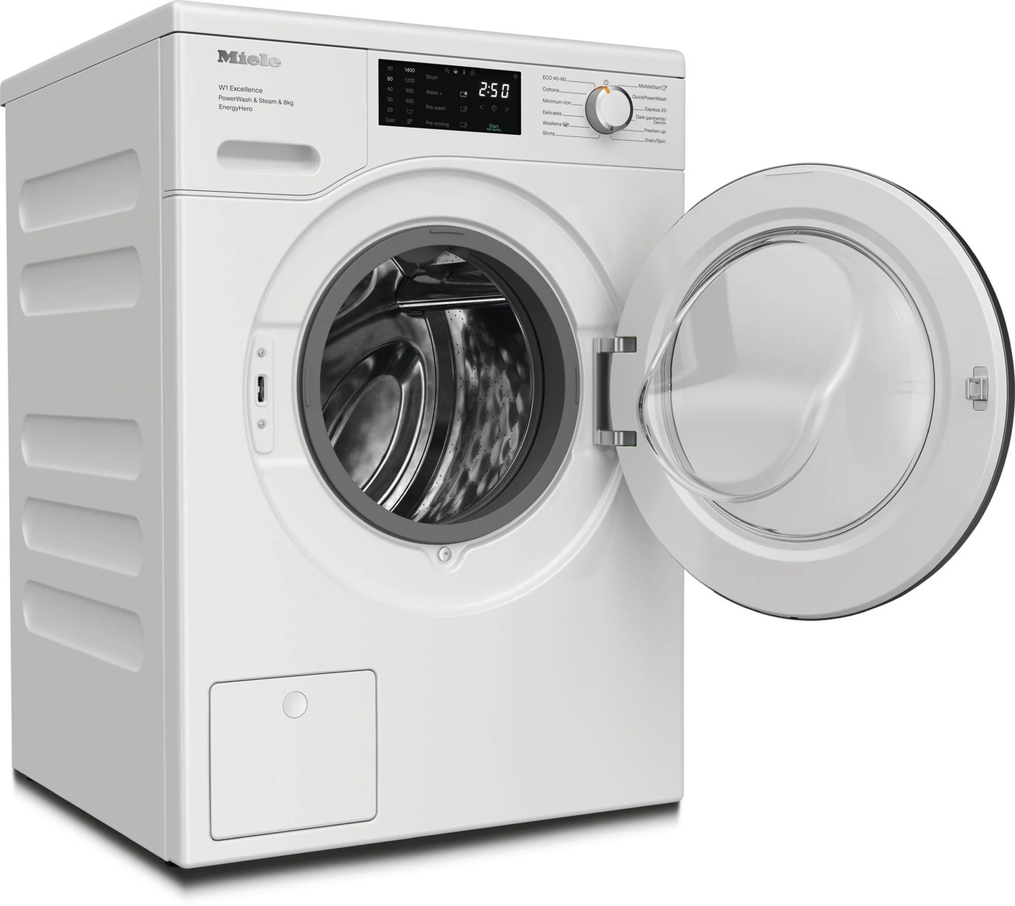 Miele WEE385 WCS 8kg 1400 Spin Washing Machine - Lotus White