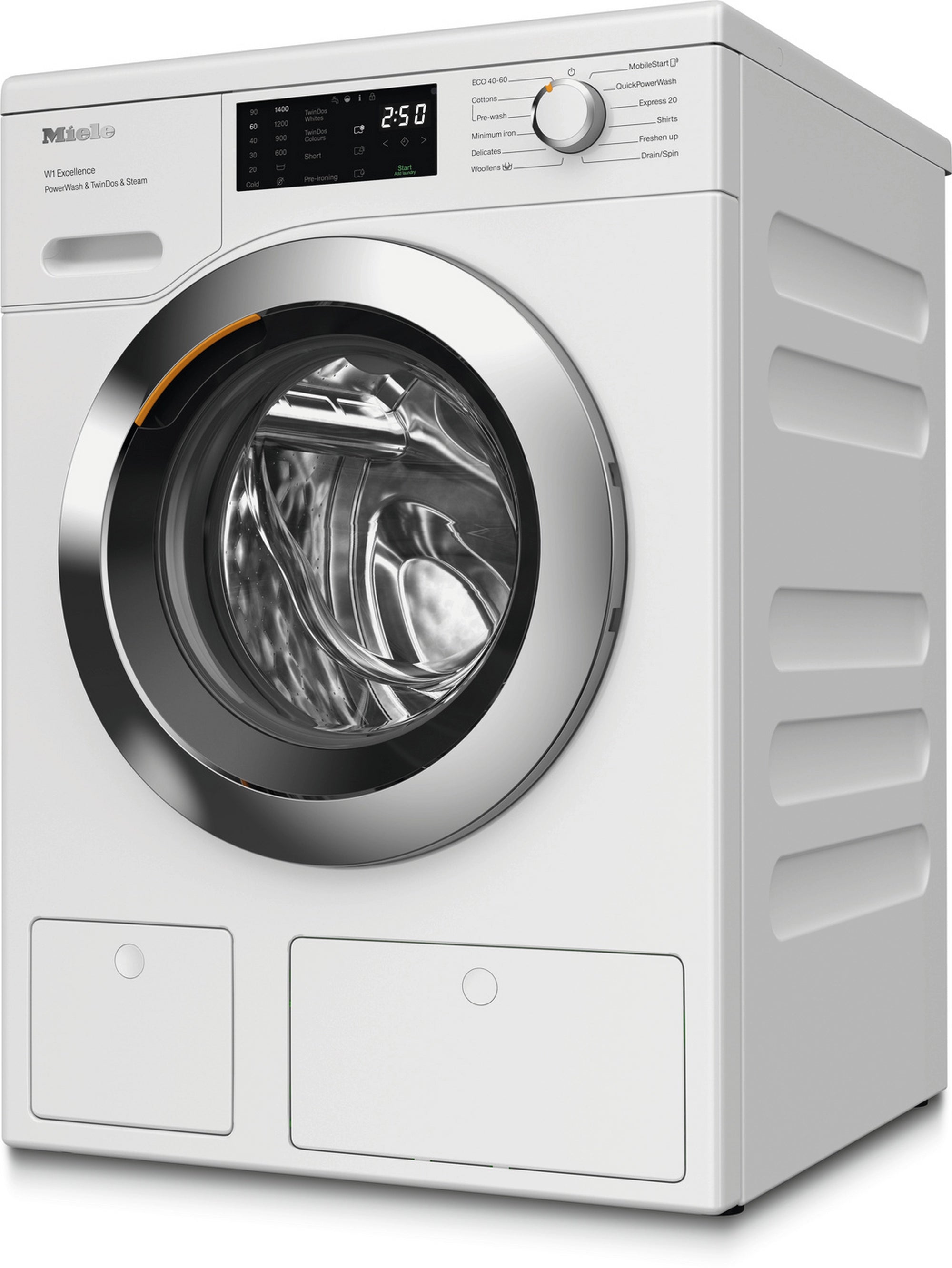 Miele WEG885 WCS 9kg 1400 Spin Washing Machine - Lotus White