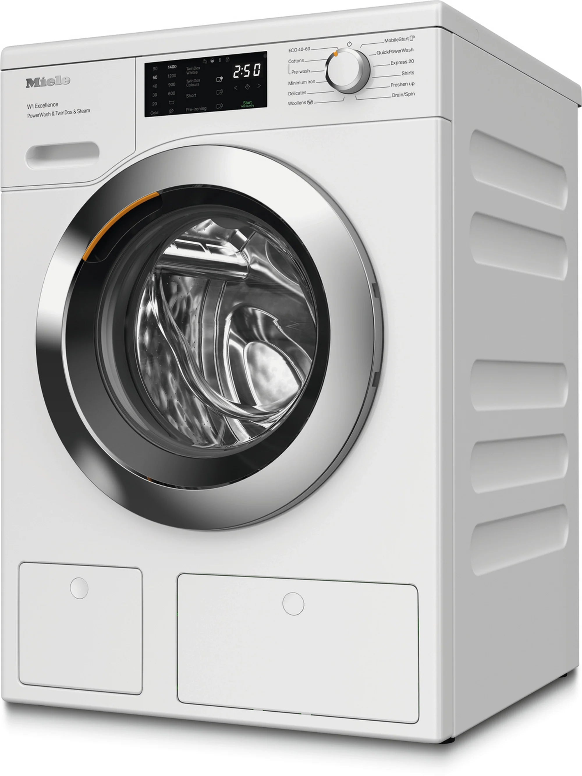 Miele WEG885 WCS 9kg 1400 Spin Washing Machine - Lotus White