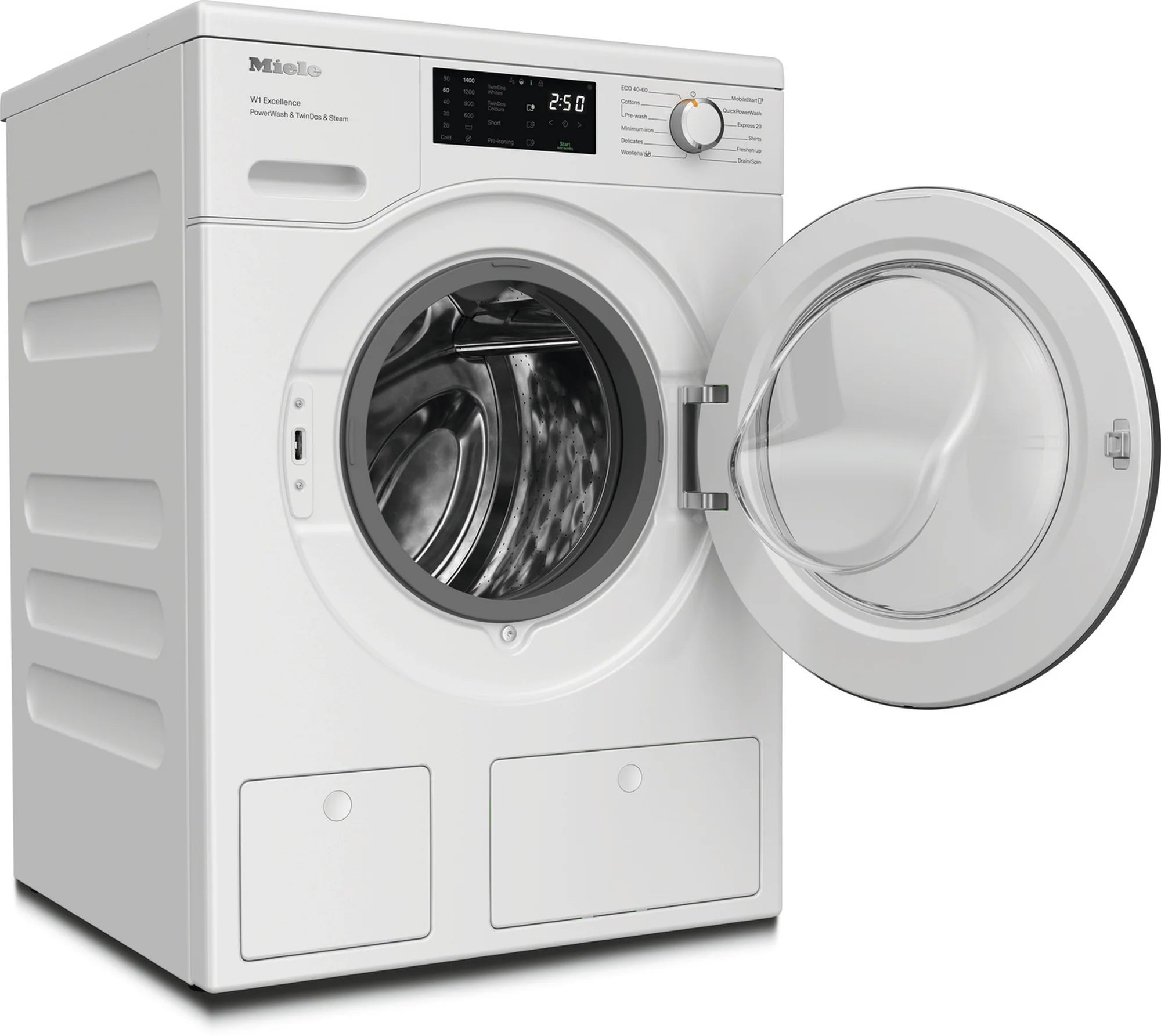 Miele WEG885 WCS 9kg 1400 Spin Washing Machine - Lotus White