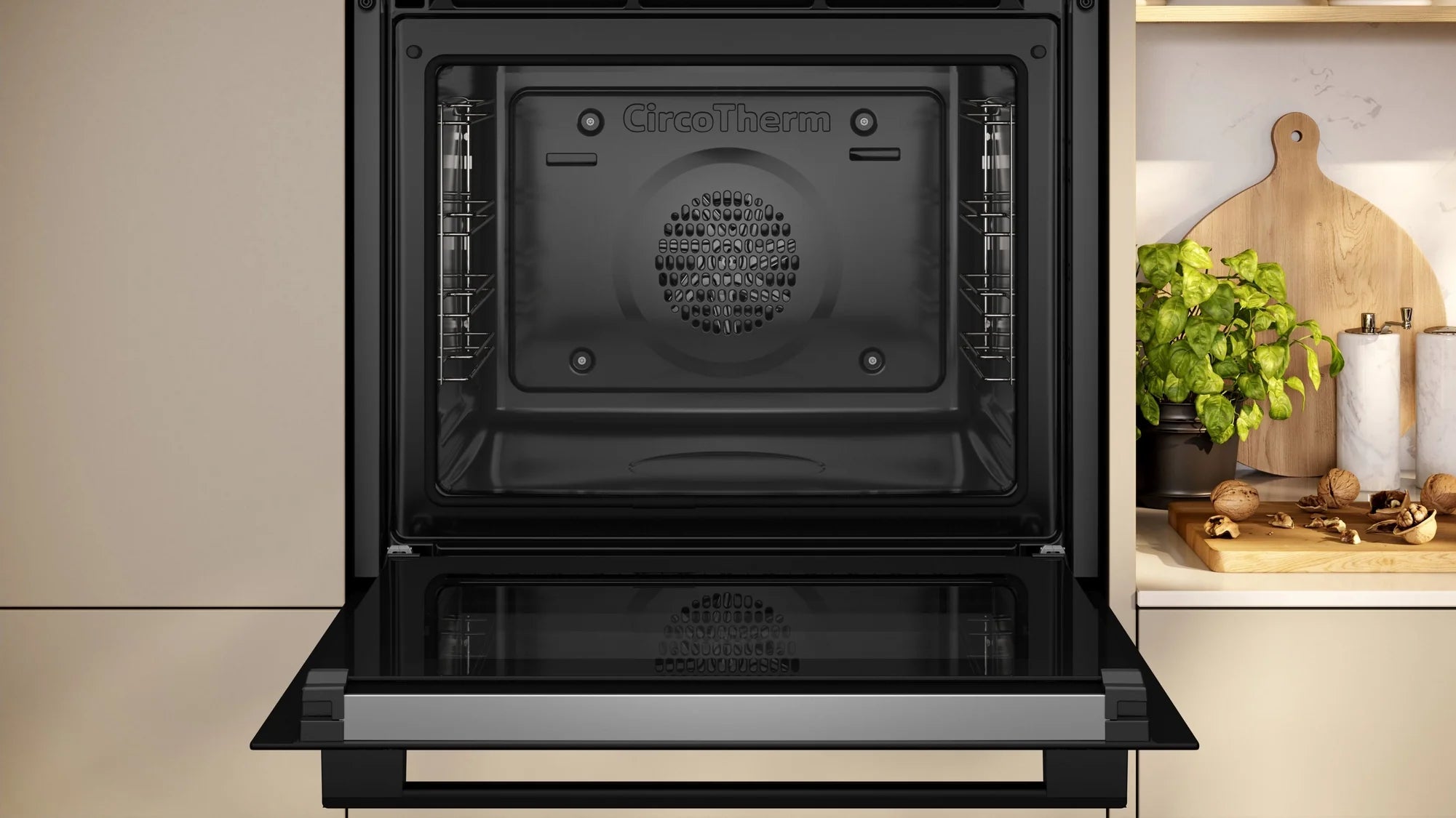 NEFF B2DCG7AK3B 59.4cm Built In Electric Single Oven - Black
