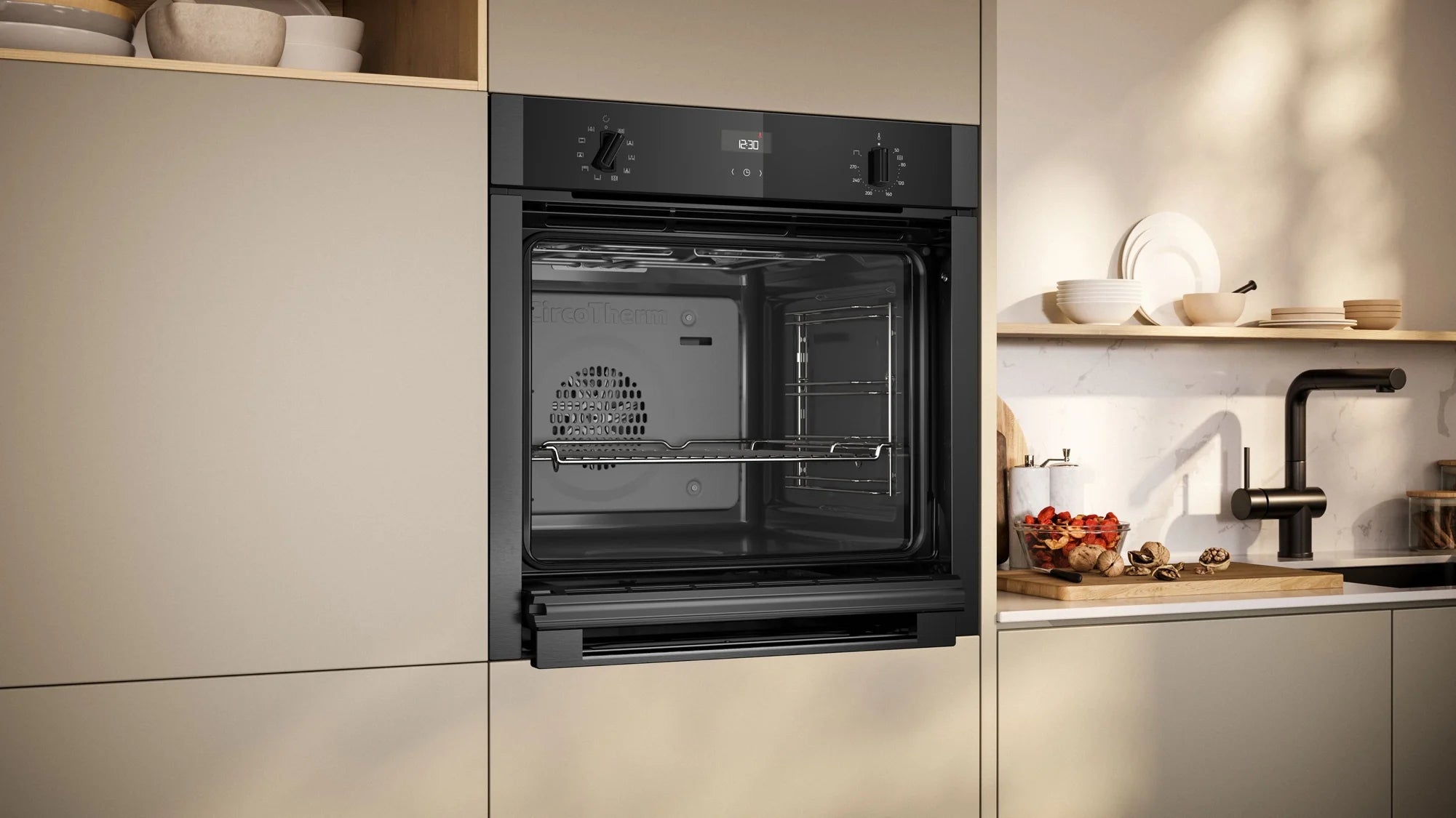 NEFF B3ACE4AG3B 59.4cm Built In Electric Single Oven - Graphite Grey