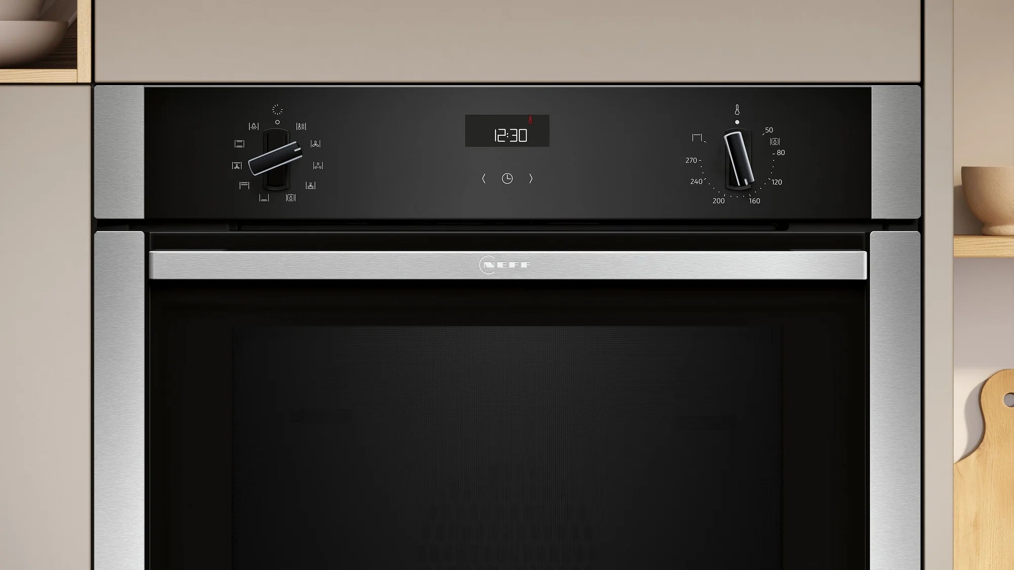 NEFF B3ACE4AN3B 59.4cm Built In Electric Single Oven - Stainless Steel