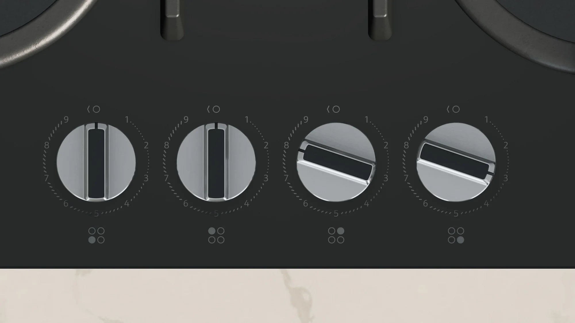 NEFF T26PIP4S0 59cm 4 Burner Gas Hob - Black