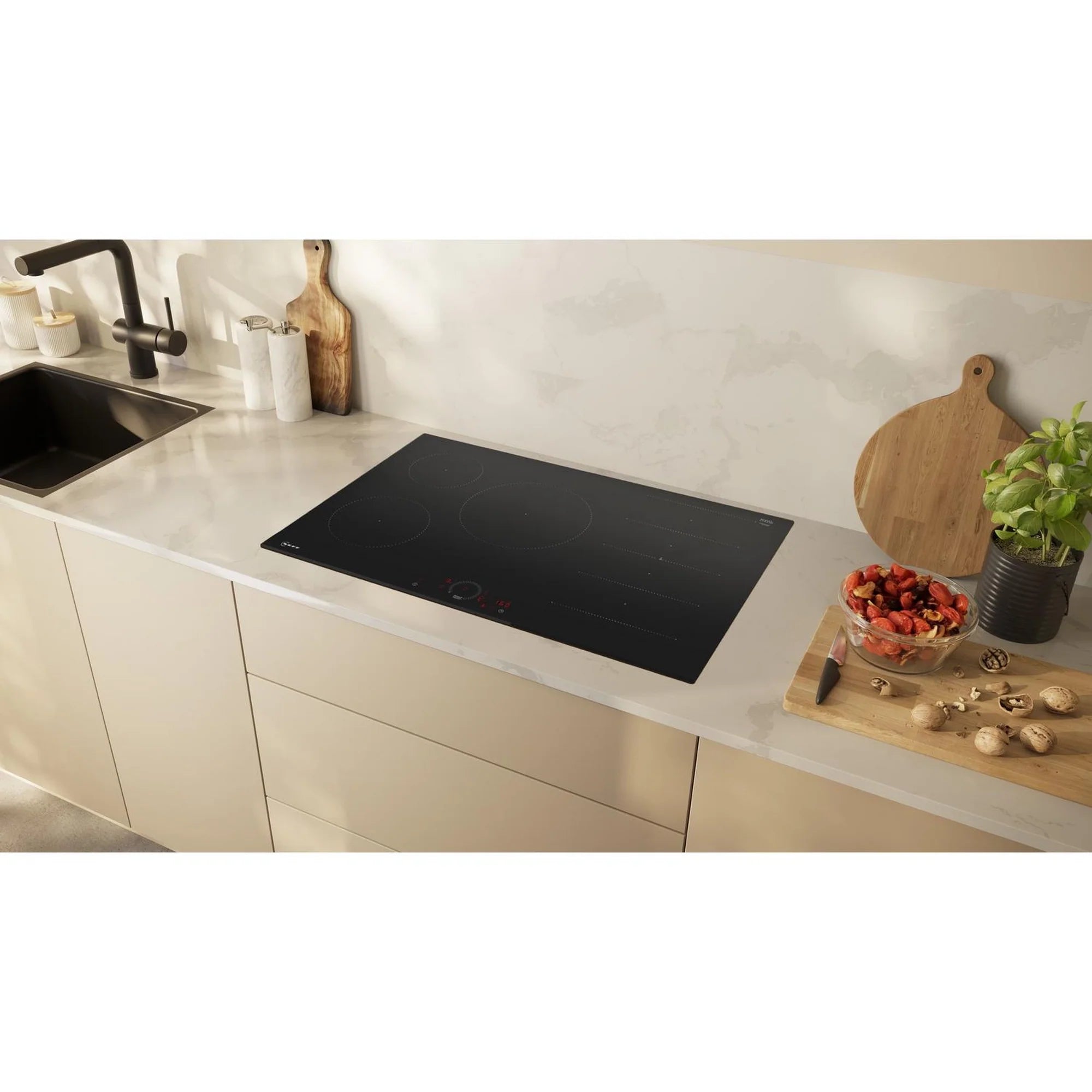 NEFF T68FHV4L0 80cm Induction Hob - Black