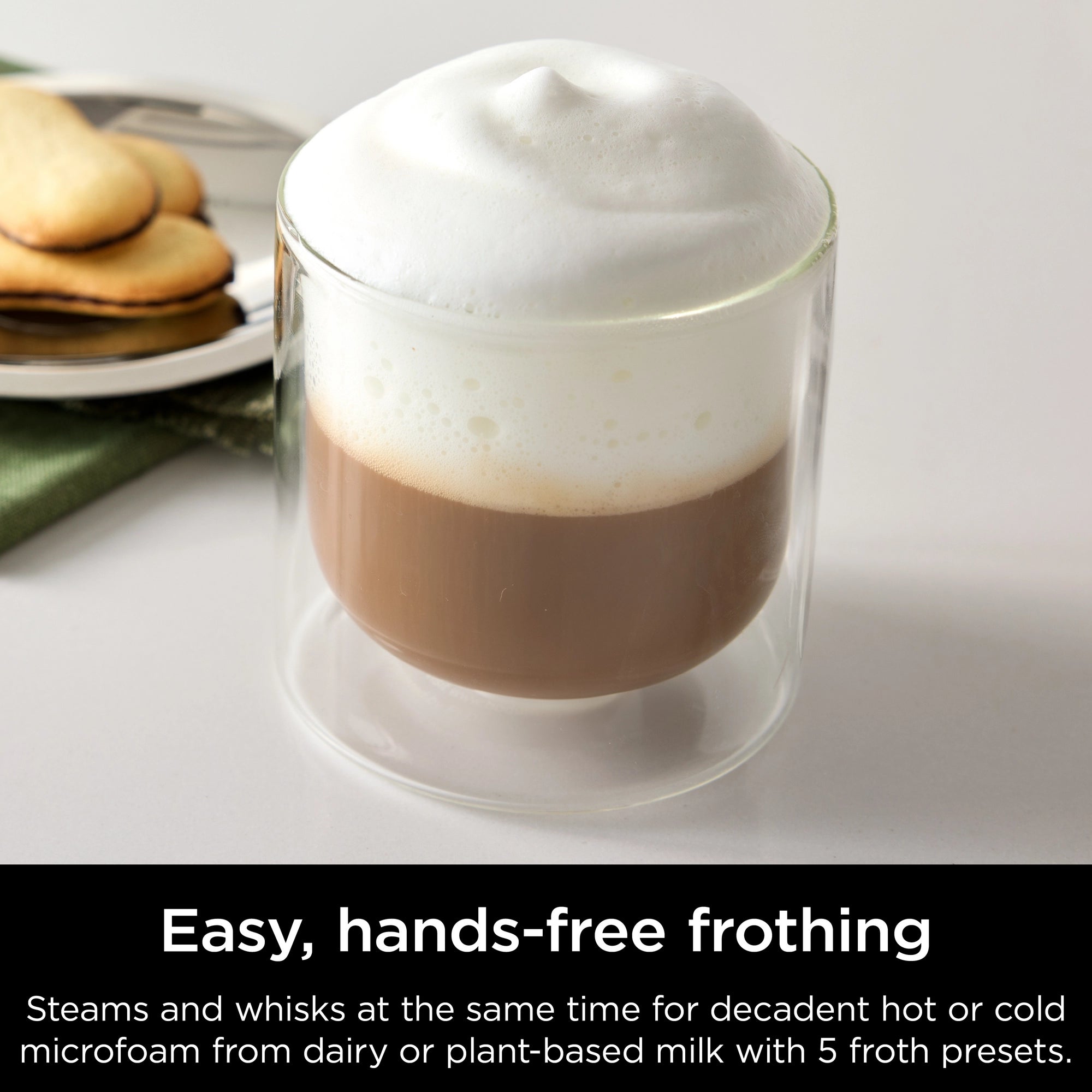 Ninja ES701UK Luxe Café Pro Series Espresso Machine - Black/Stainless Steel