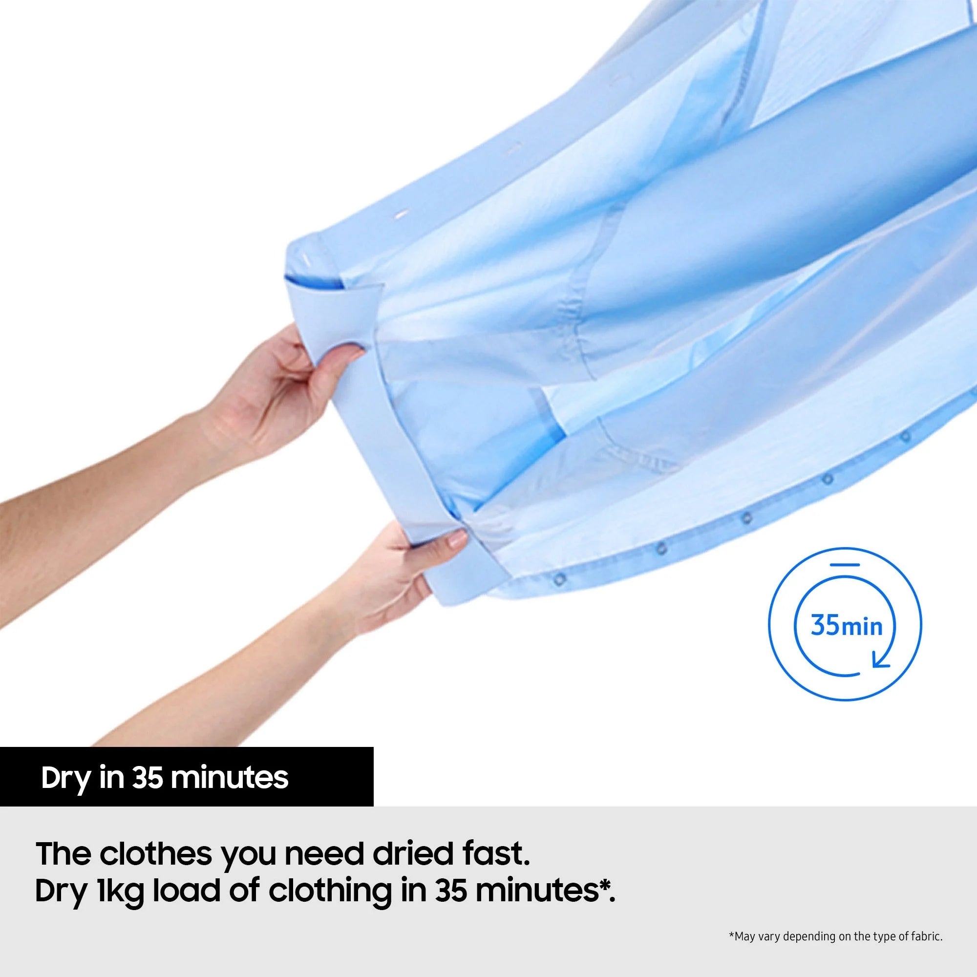 Samsung Series 5 OptimalDry™ DV90CGC0A0ABEU 9kg Smart Heat Pump Tumble Dryer - Black