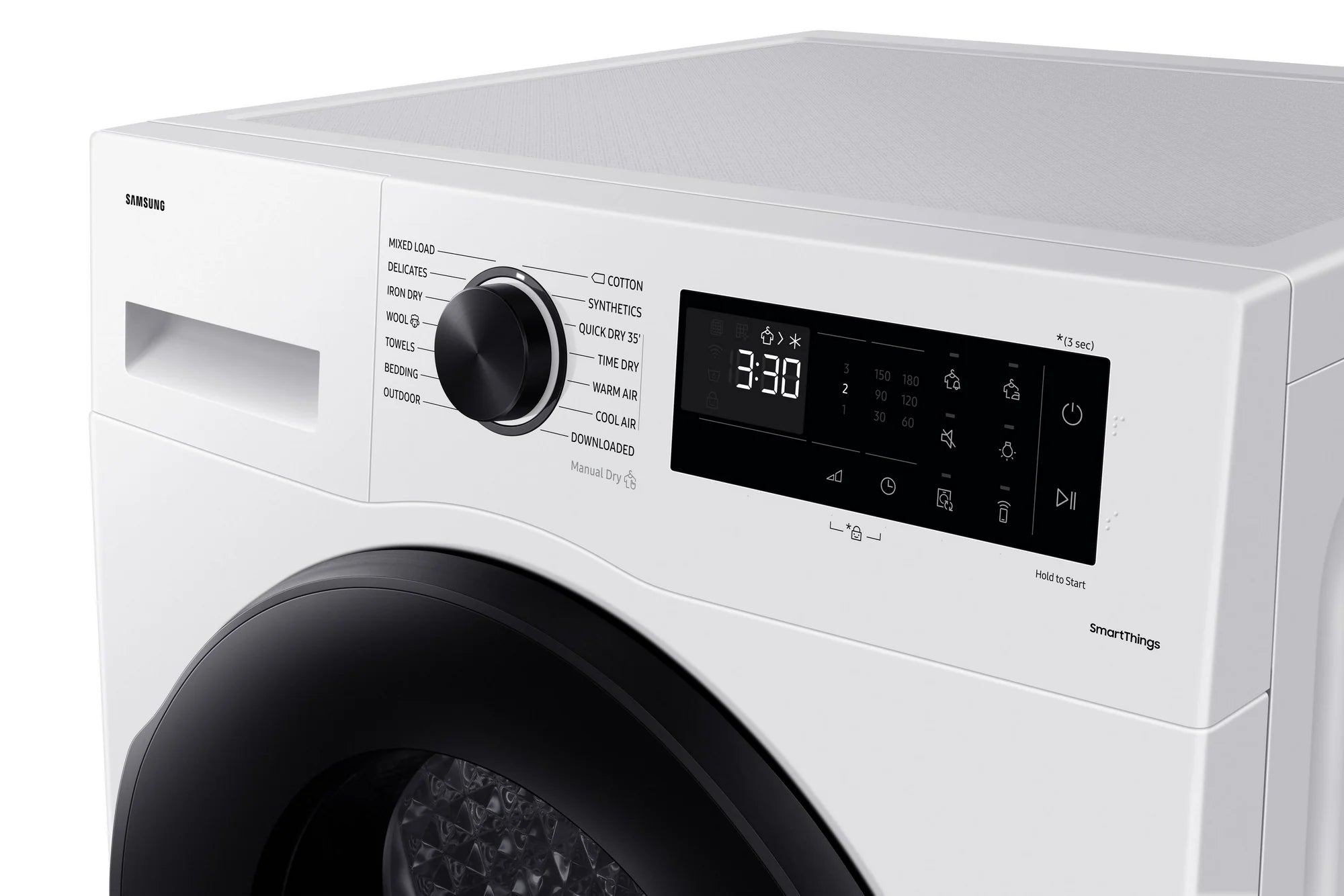 Samsung Series 5 OptimalDry™ DV90CGC0A0AEEU 9kg Smart Heat Pump Tumble Dryer - White