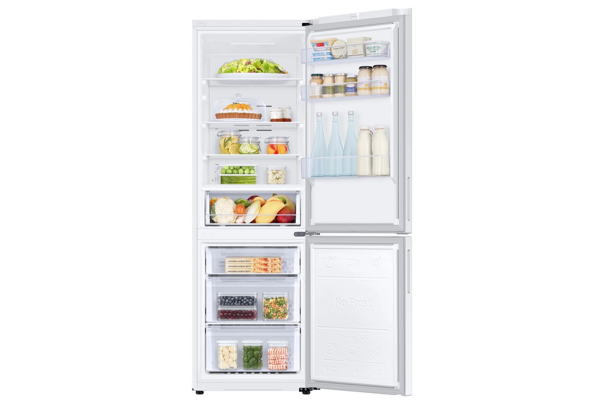 Samsung RB33B610EWW/EU 59.5cm 70/30 Fridge Freezer - White