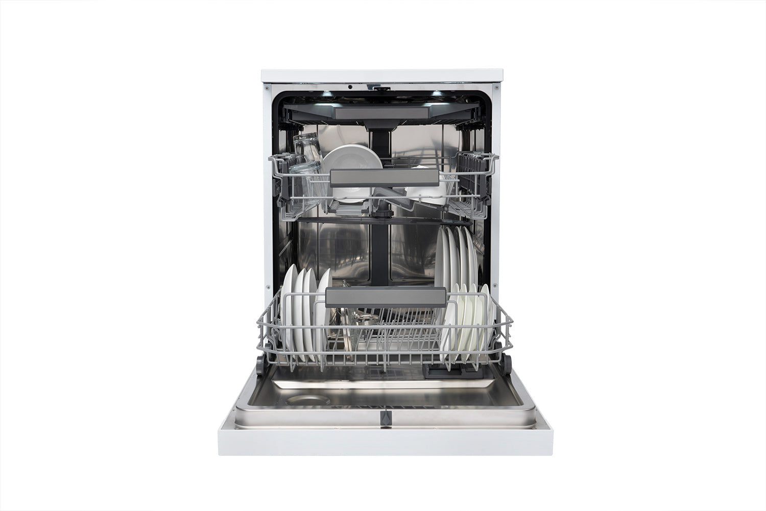 Schonhaus DWSF0115FSBW Dishwasher In White - 15 Place Setting