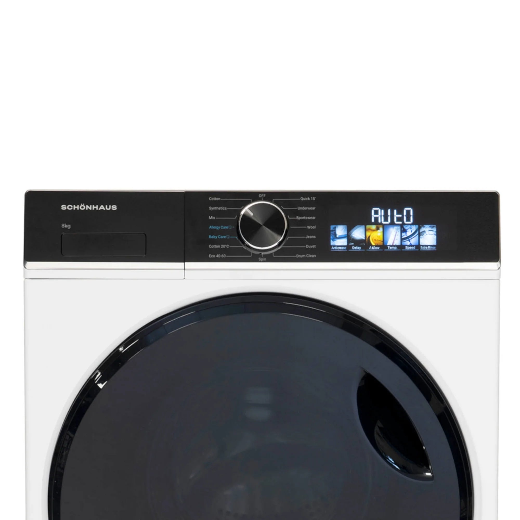 Schonhaus WMSF01814AW 8kg 1400 Spin Washing Machine - White